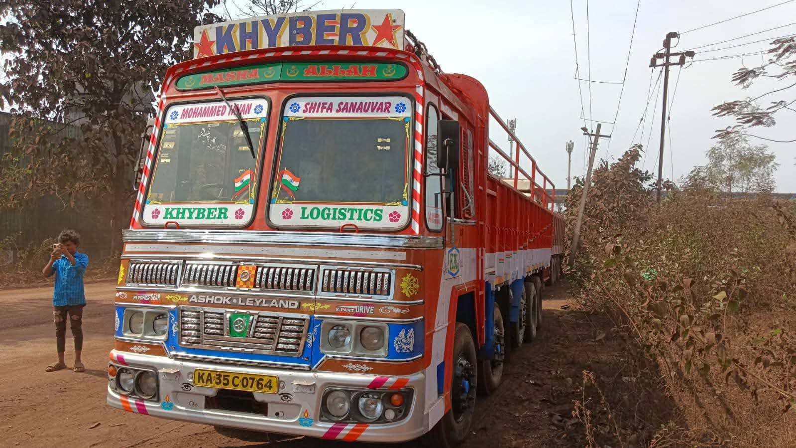 Leyland 14 Wheel Namakkal Body Cabin Used Truck 2018 Model