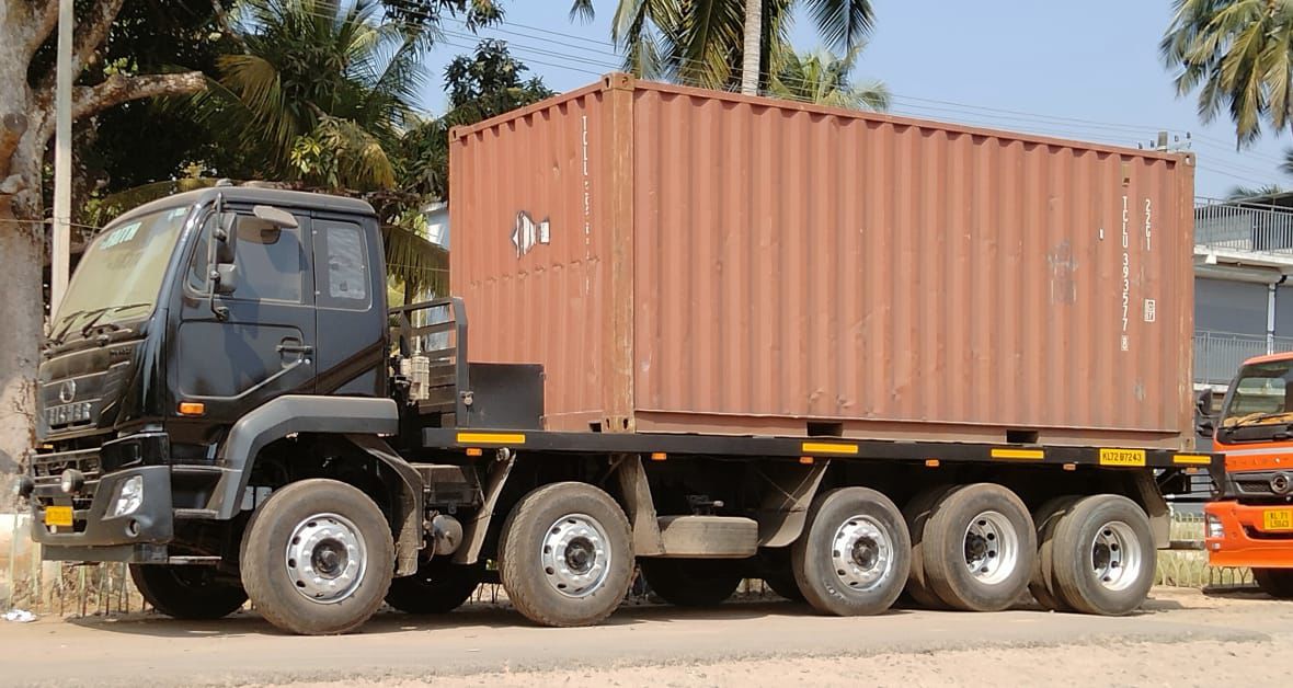 Eicher 14 Wheel Skeliton Body For Container Carry