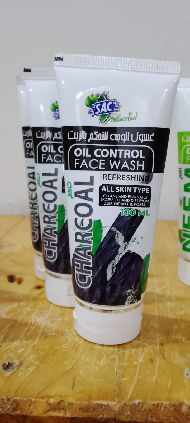 SAC Charcoal Oil Control Face Wash 100ml