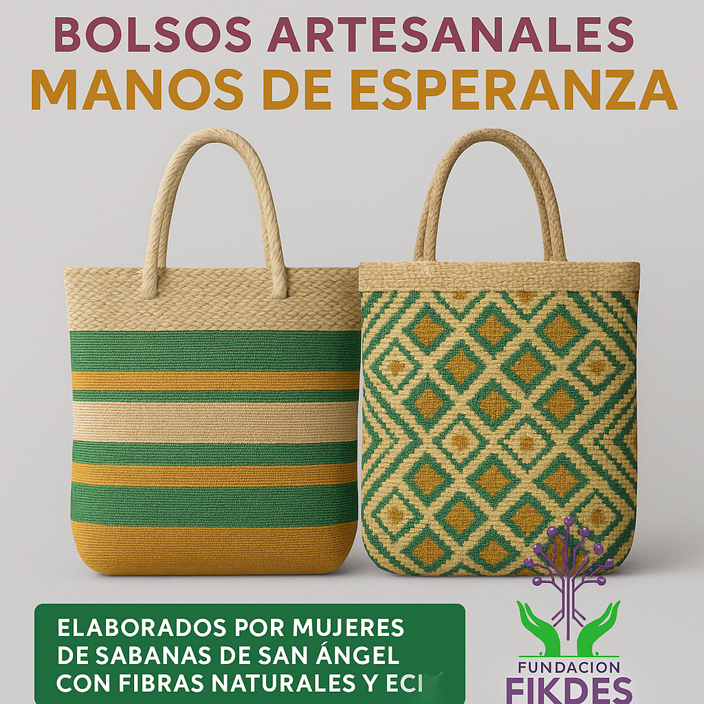 Bolsos artesanales “Manos de Esperanza”
