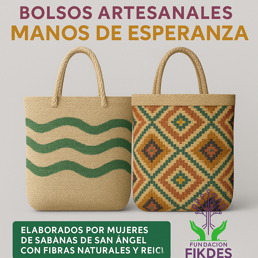 Bolsos artesanales “Manos de Esperanza”