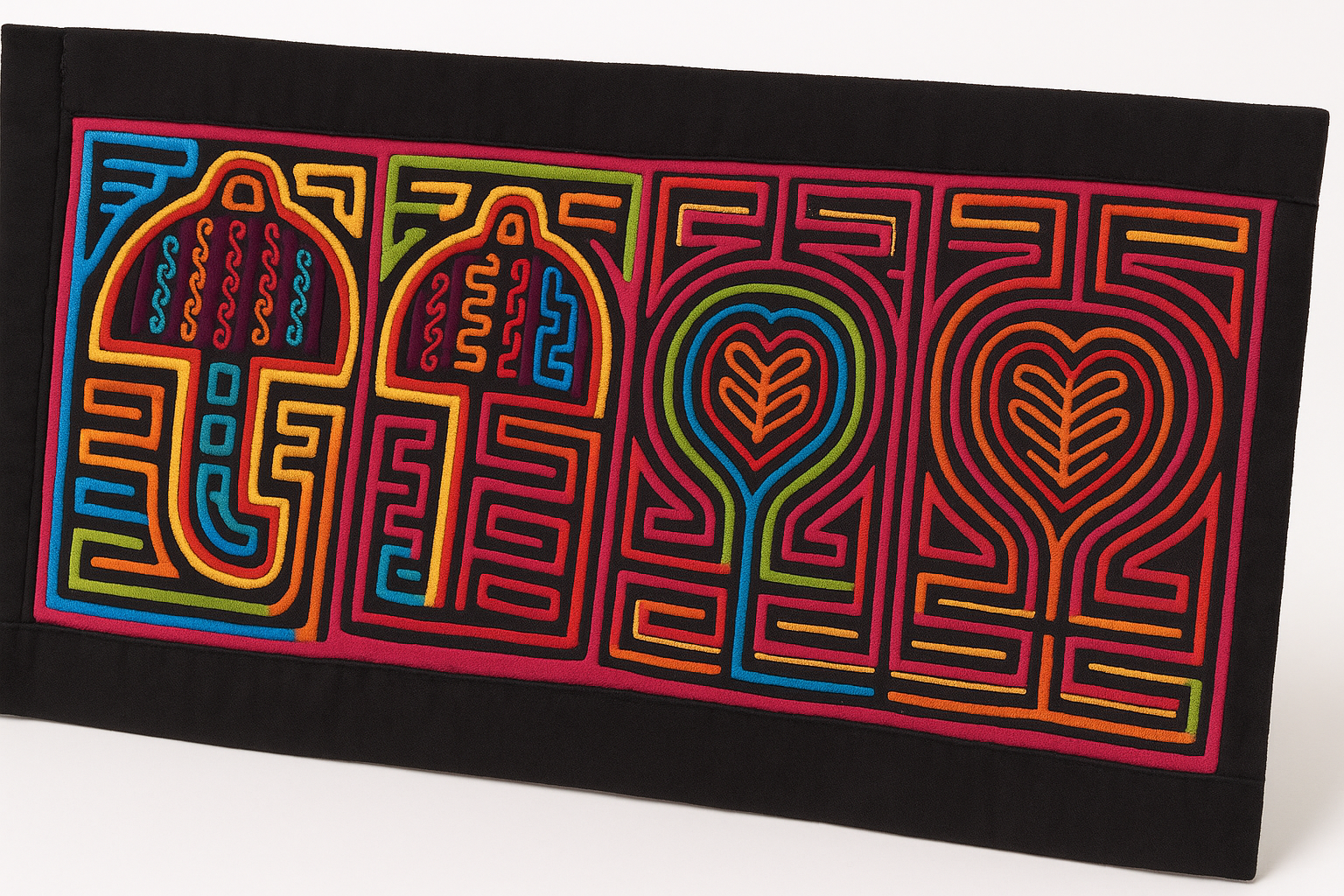 Panel textil de mola hecho a mano