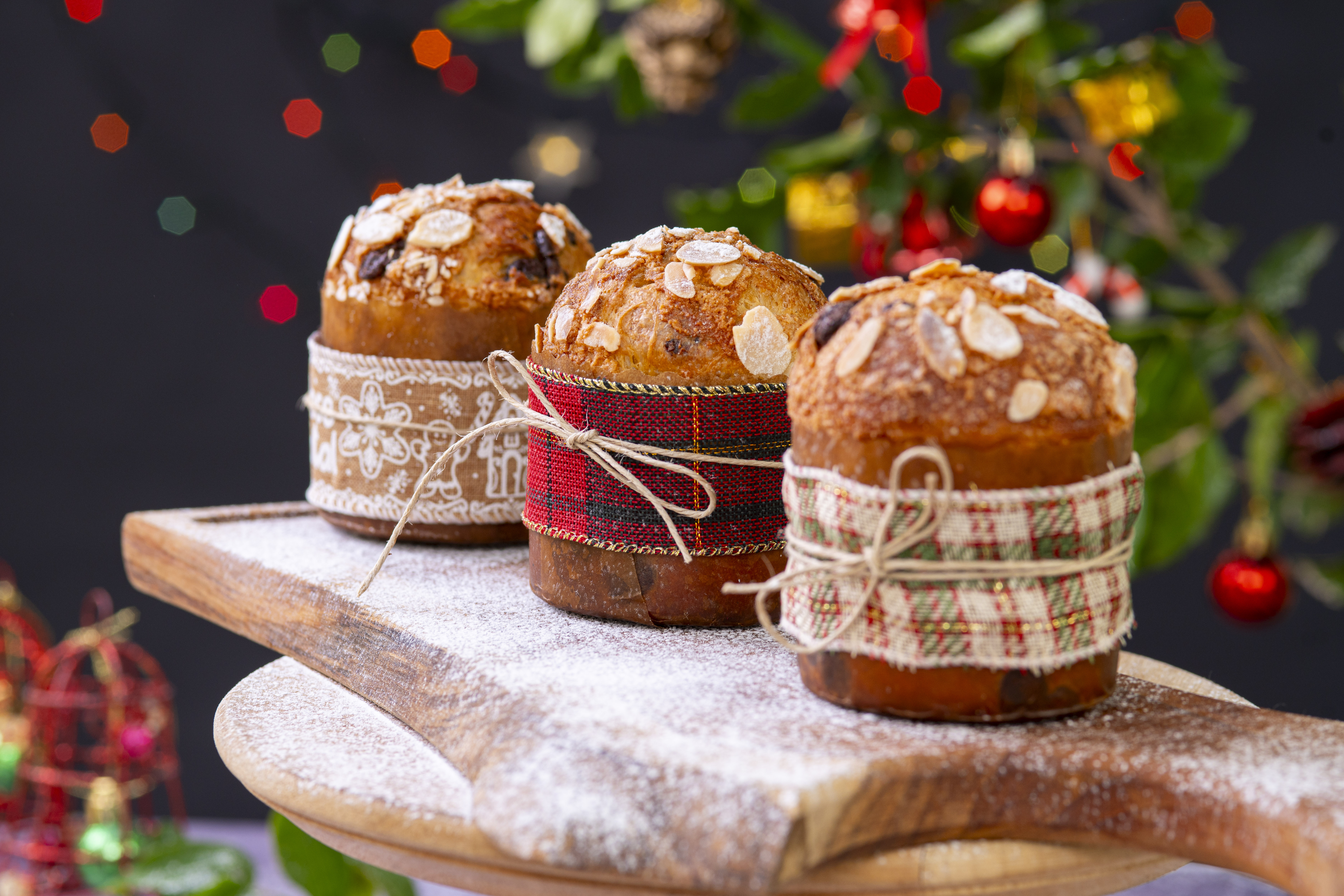 Panettone com gotas de chocolate