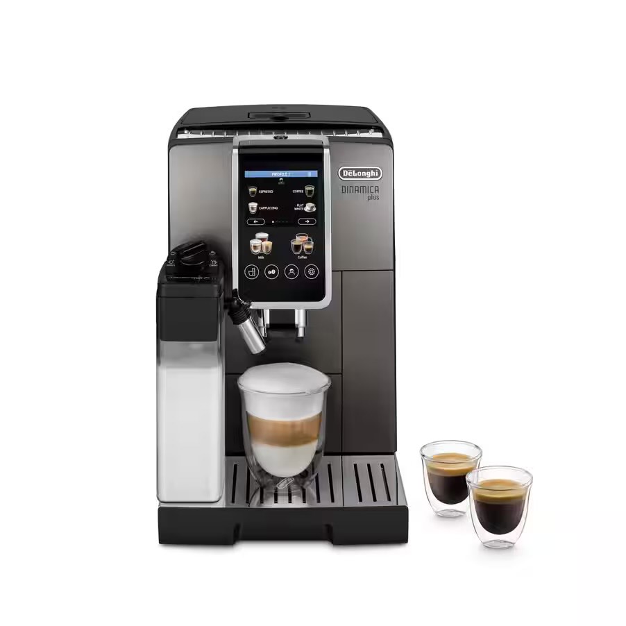 De'Longhi Dinamica Plus Fully Automatic Smart Coffee Machine – Titan Black