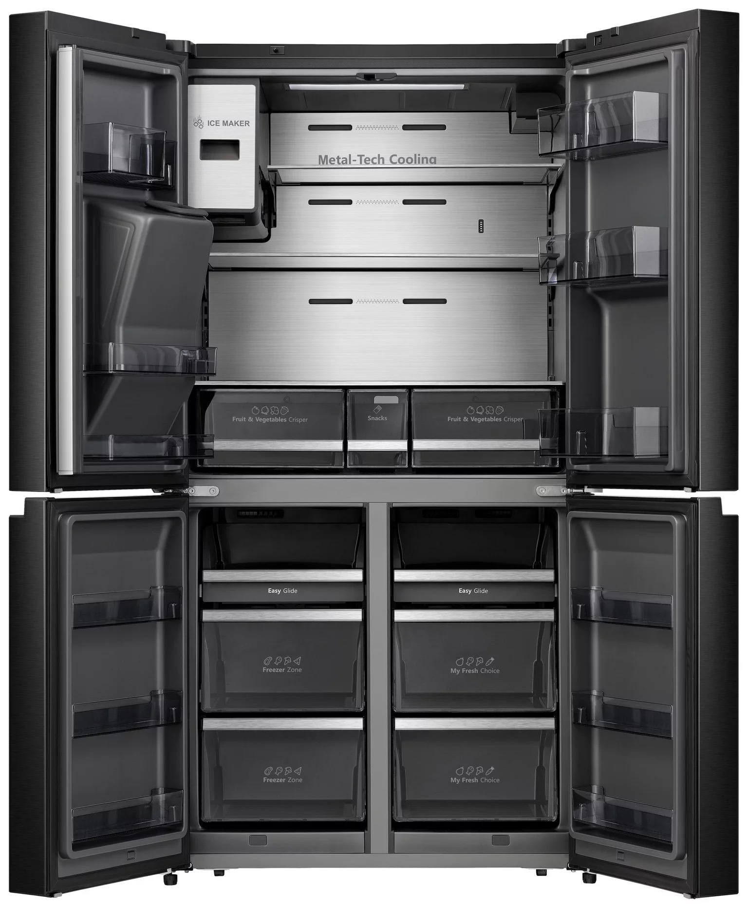 Hisense Multi-Door Refrigerator with Smart Features