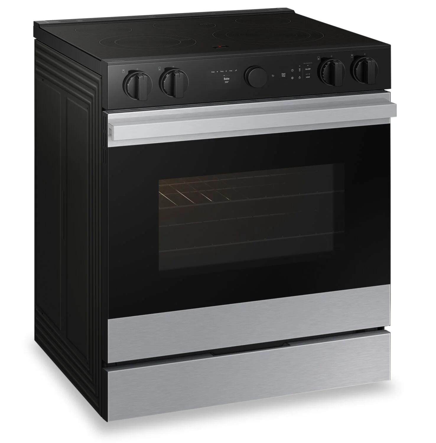 Samsung 6.3 cu. ft. Smart Slide-in Electric Range with Oven Camera – Stainless Steel – NSE6DG8700SRAC