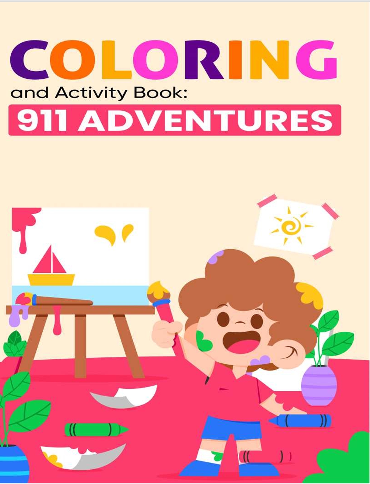 Coloring and Activity Book 911 Adventures
