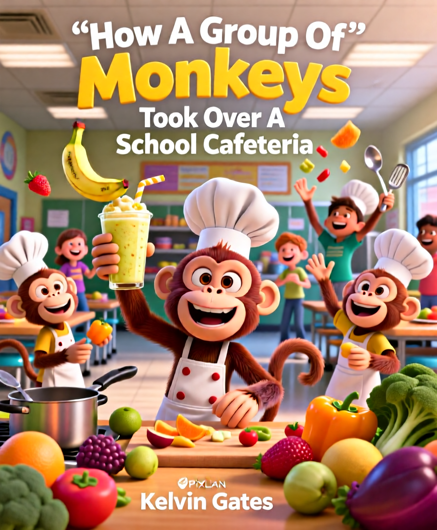 How A Group Of Monkeys Took Over A School Cafeteria