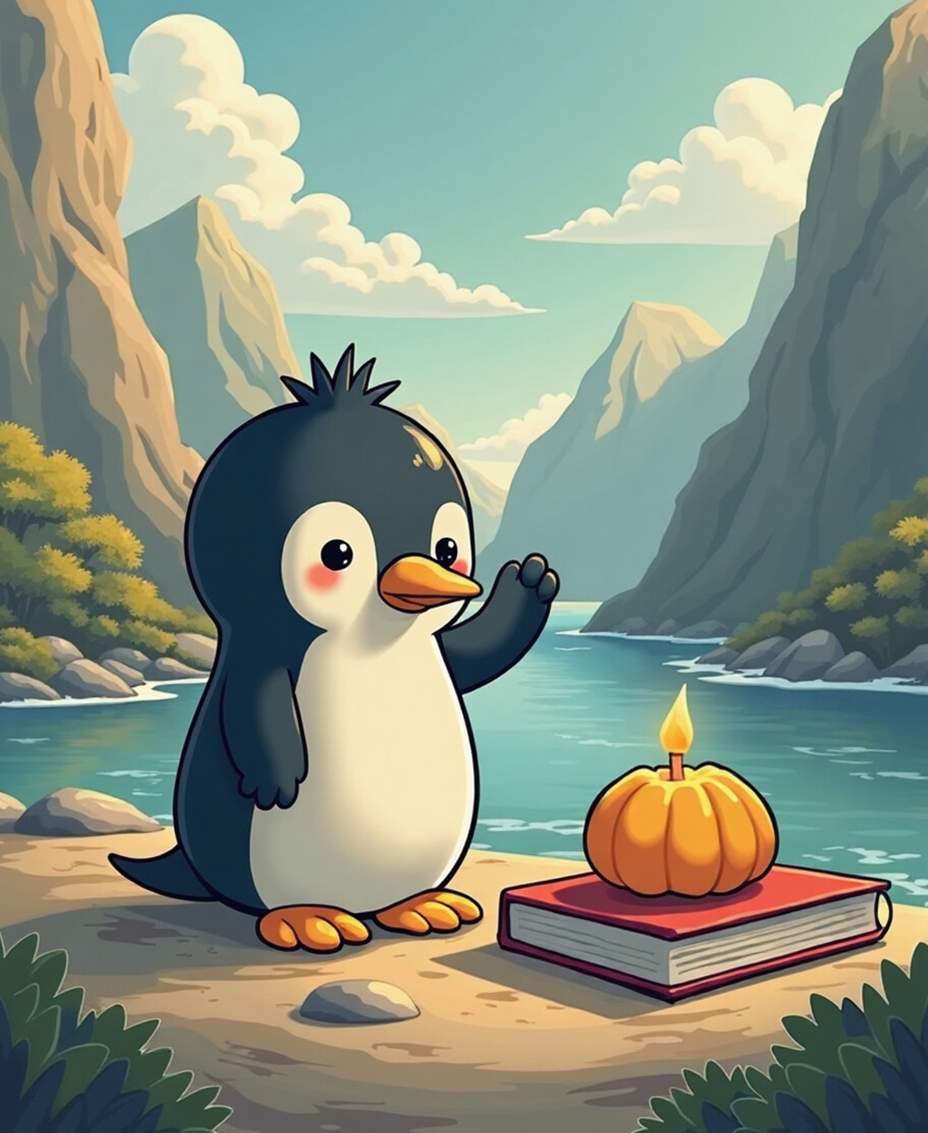 A Little Penguin Learns To Keep Trying