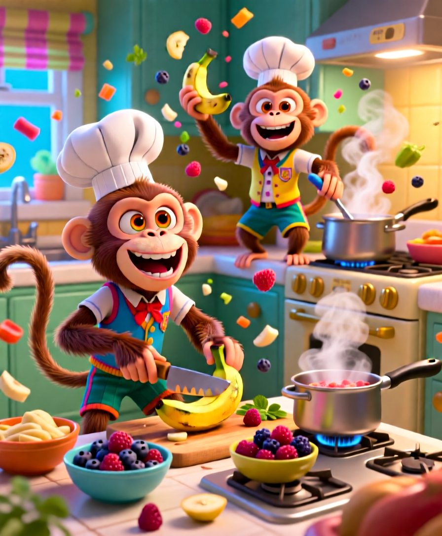 How A Group Of Monkeys Took Over A School Cafeteria