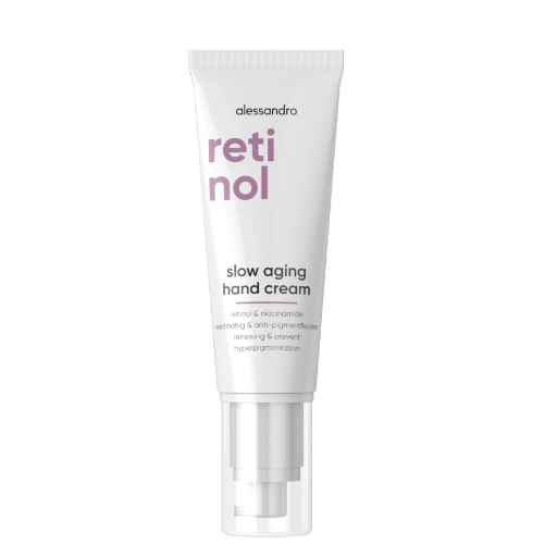 Alessandro RETINOL SLOW AGING rankų kremas su retinoliu