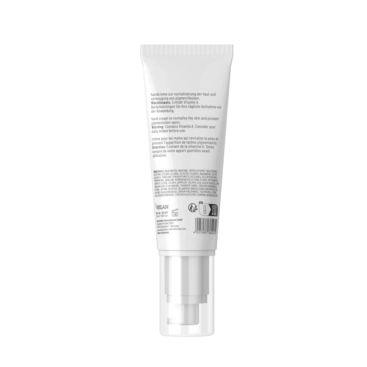 Alessandro RETINOL SLOW AGING rankų kremas su retinoliu