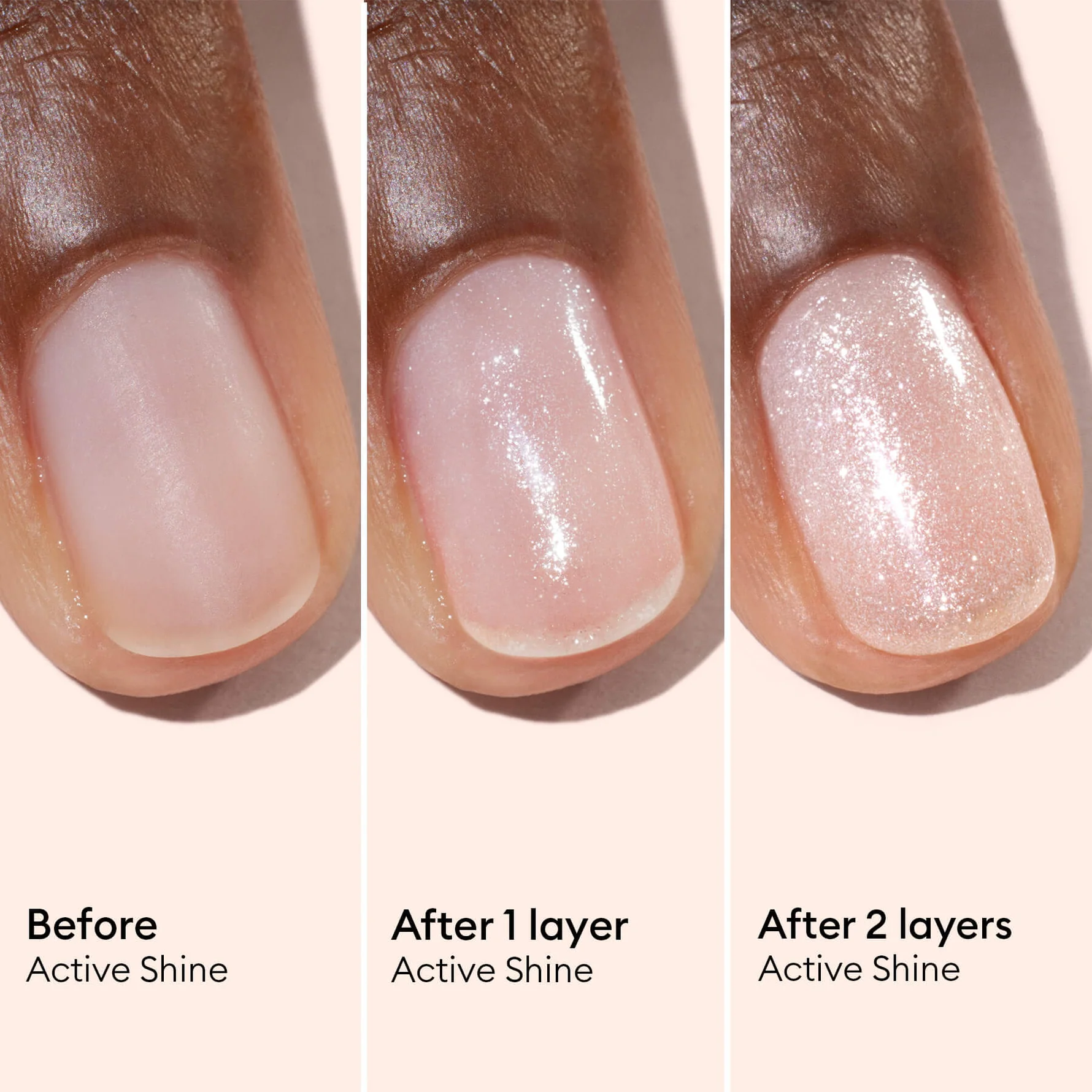 Manucurist Active Shine - Nagų stipriklis su švytėjimo efektu 15ml