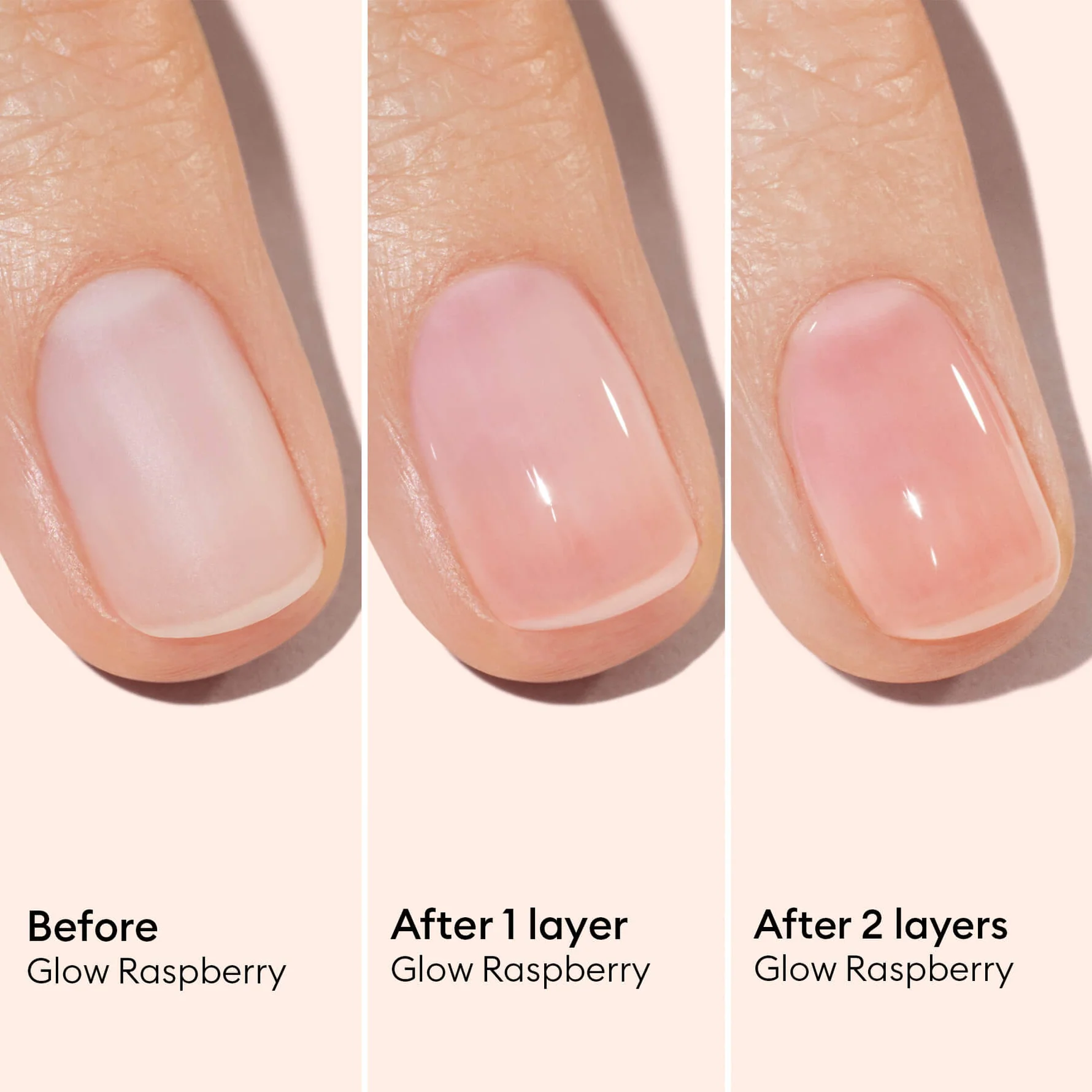 Manucurist Active Glow Raspberry- nagų stipriklis su atspalviu 15ml
