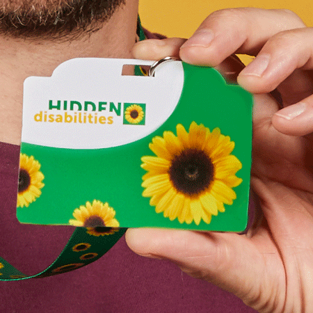 Sunflower Hidden Disabilities Lanyard