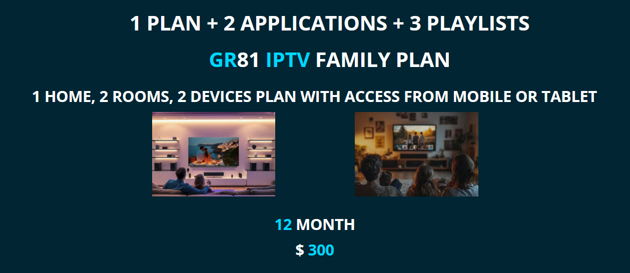 GR81 IPTV Family Plan