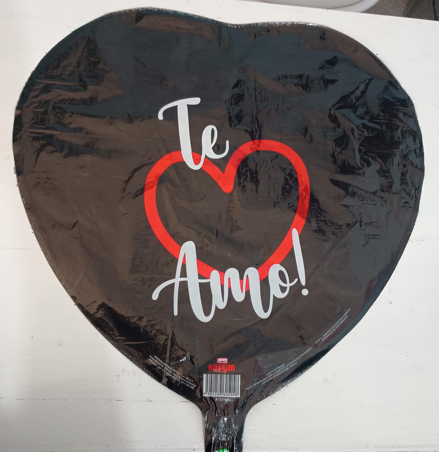 Globo de corazón 'Te Amo'
