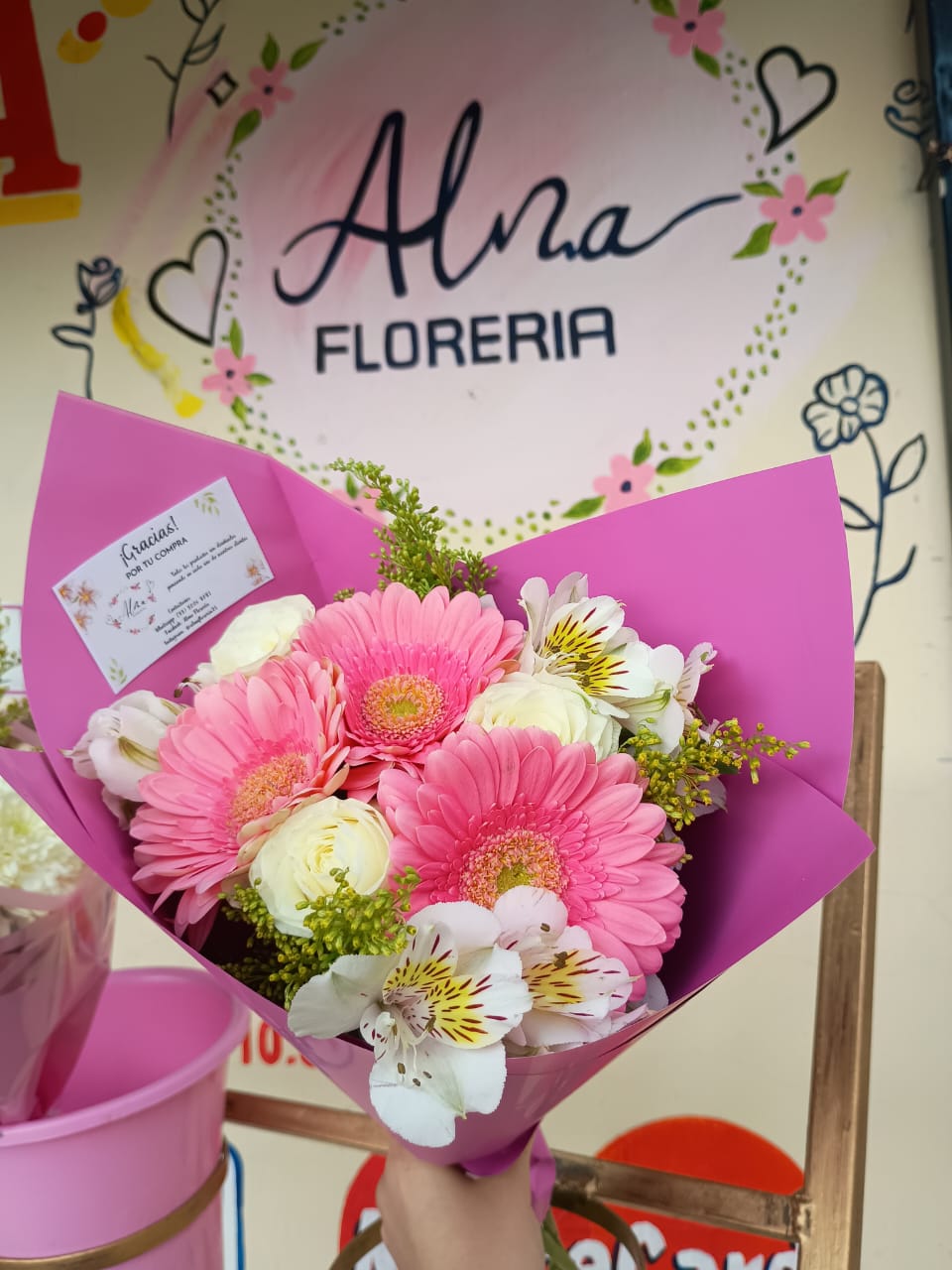 Ramo de flores frescas