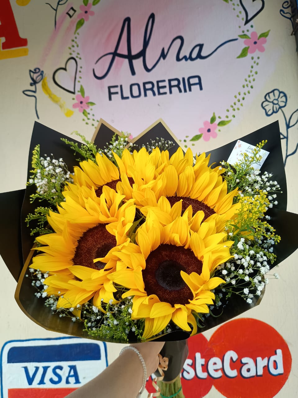 Ramo de girasoles