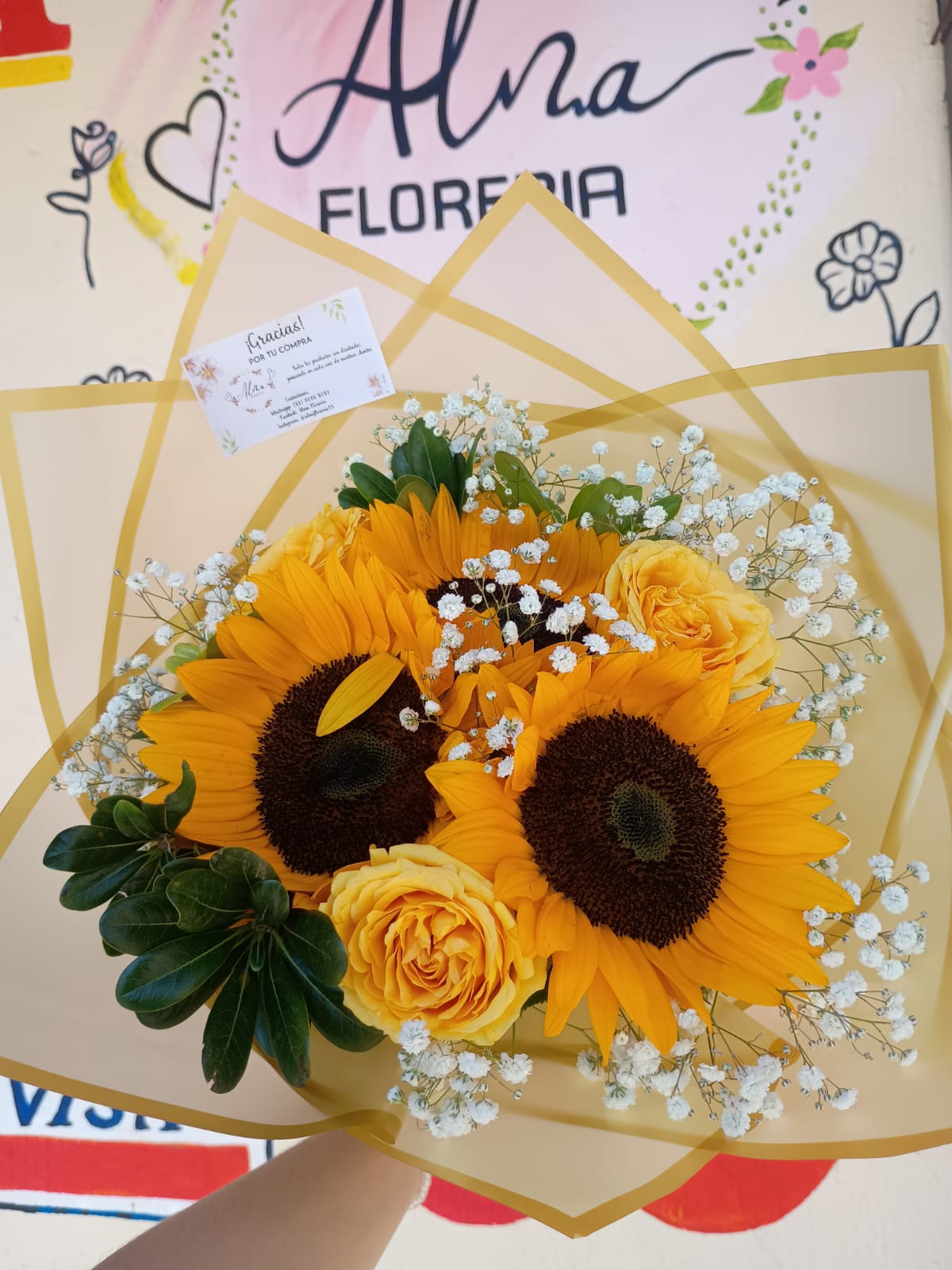 Ramo de girasoles