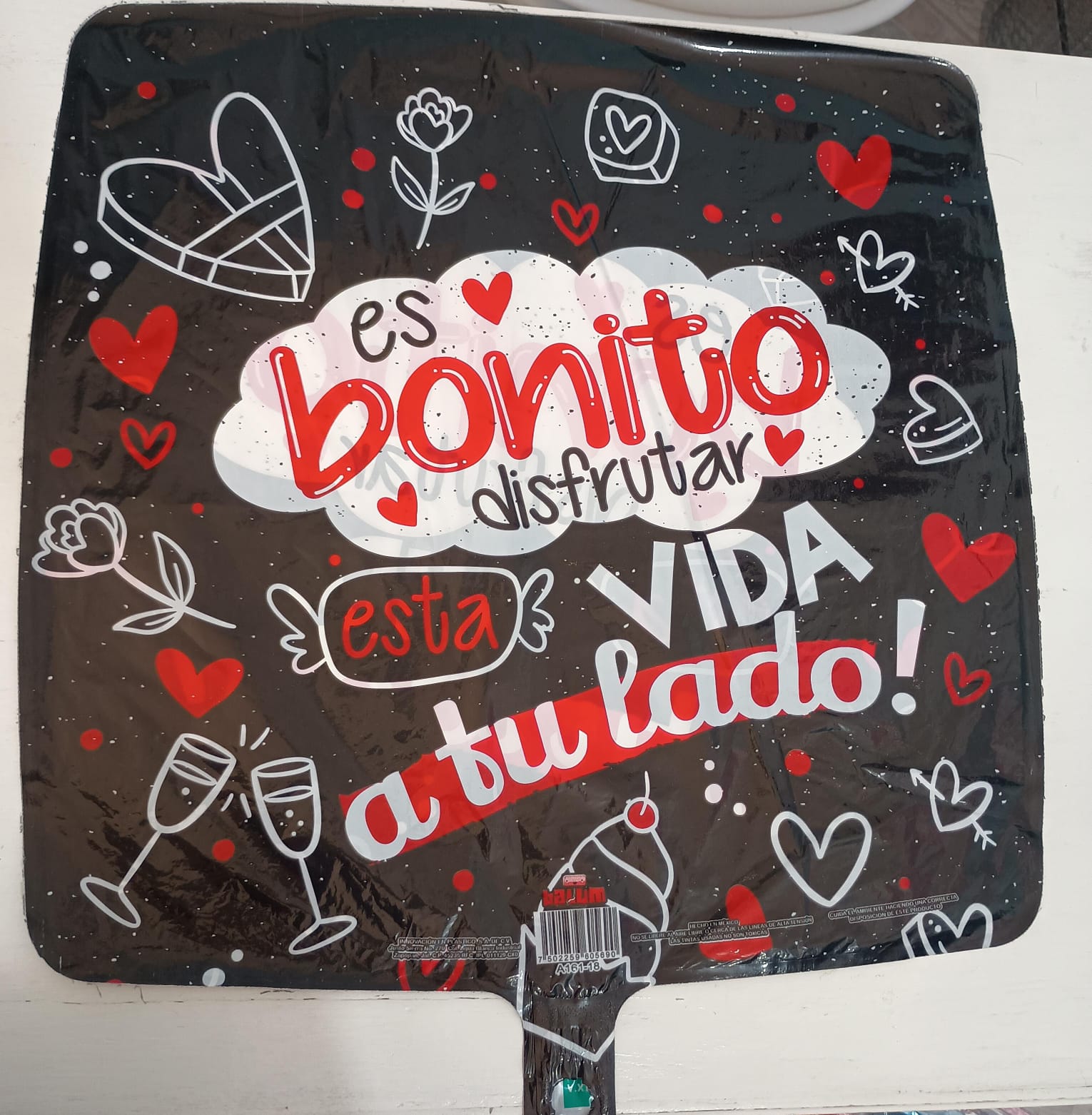Abanico decorativo de amor