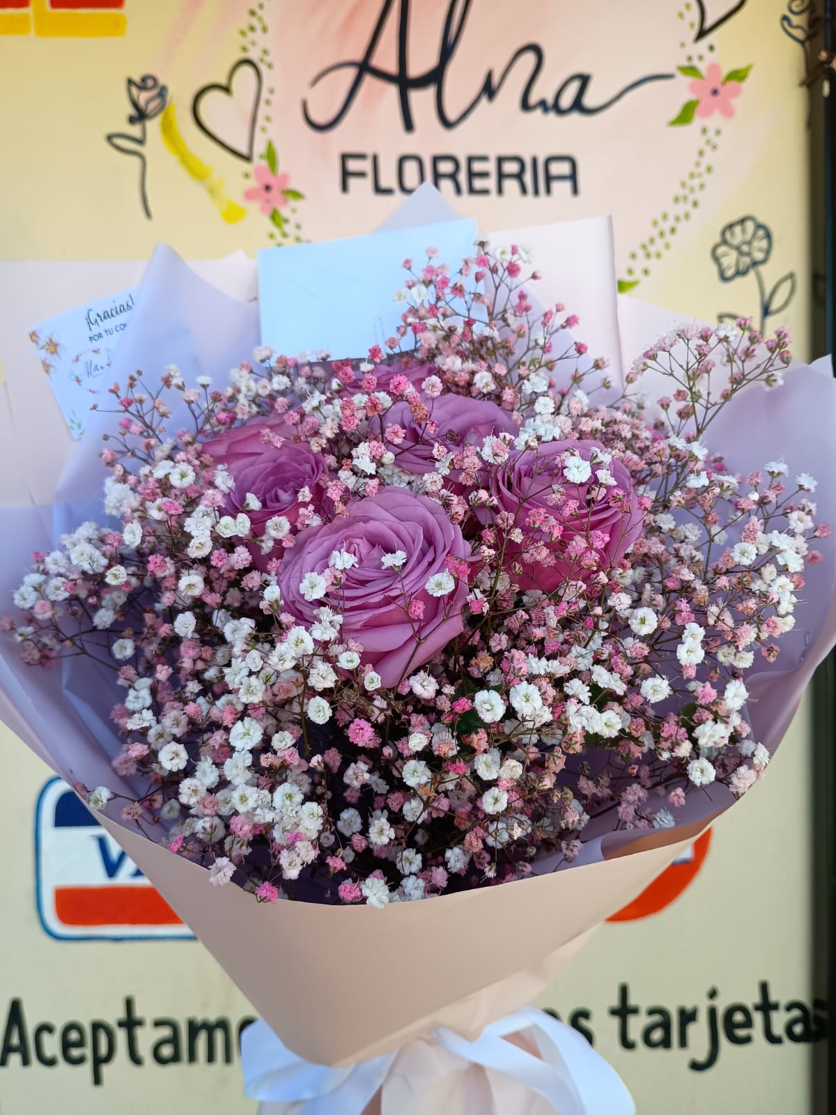 Ramo de flores lila