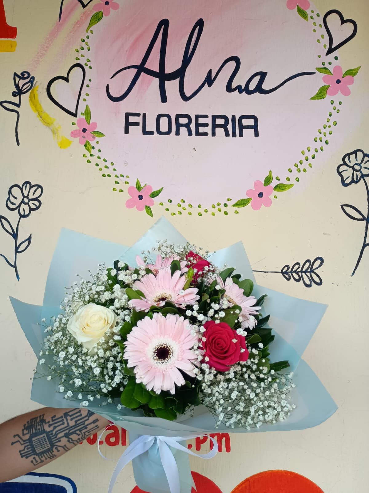 Ramo de flores frescas