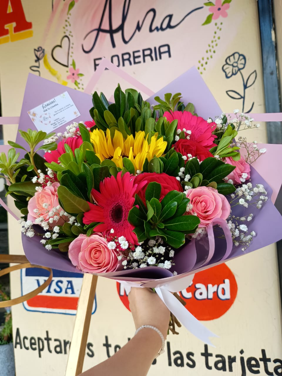 Ramo de flores frescas