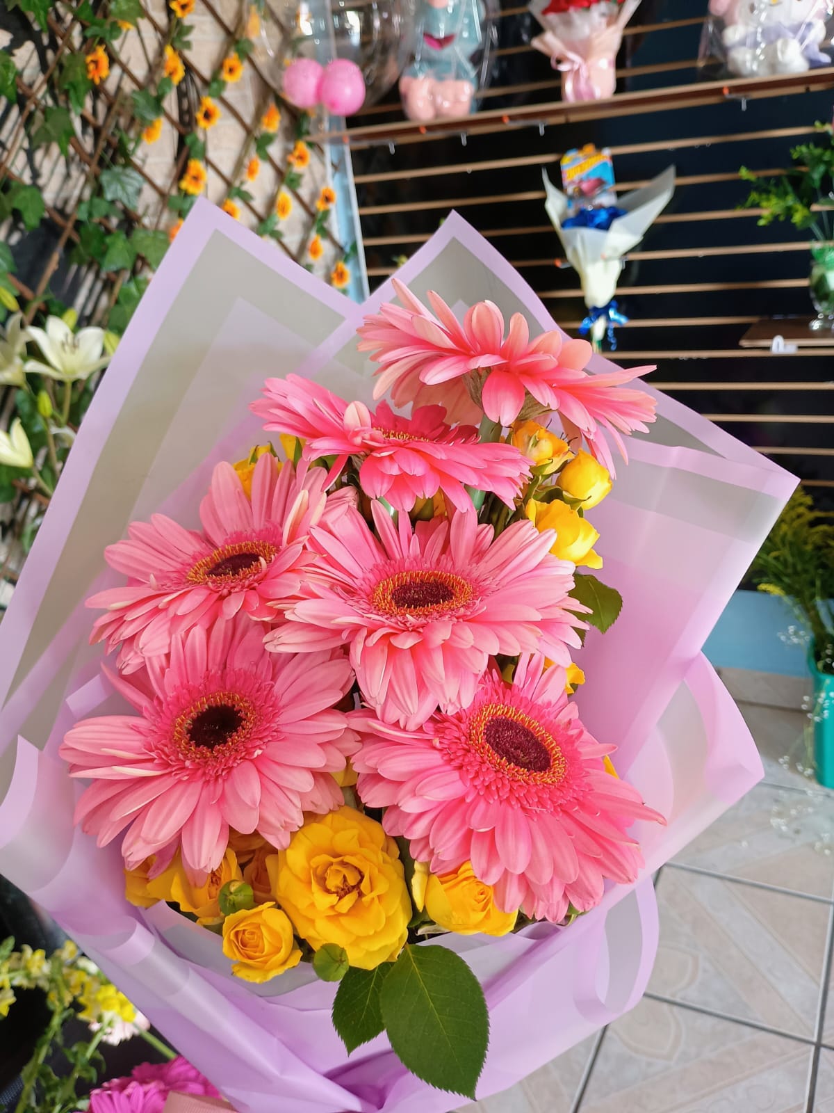 Ramo de flores frescas