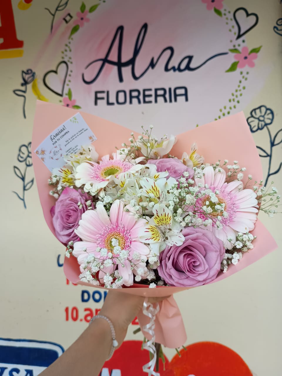Ramo de flores frescas