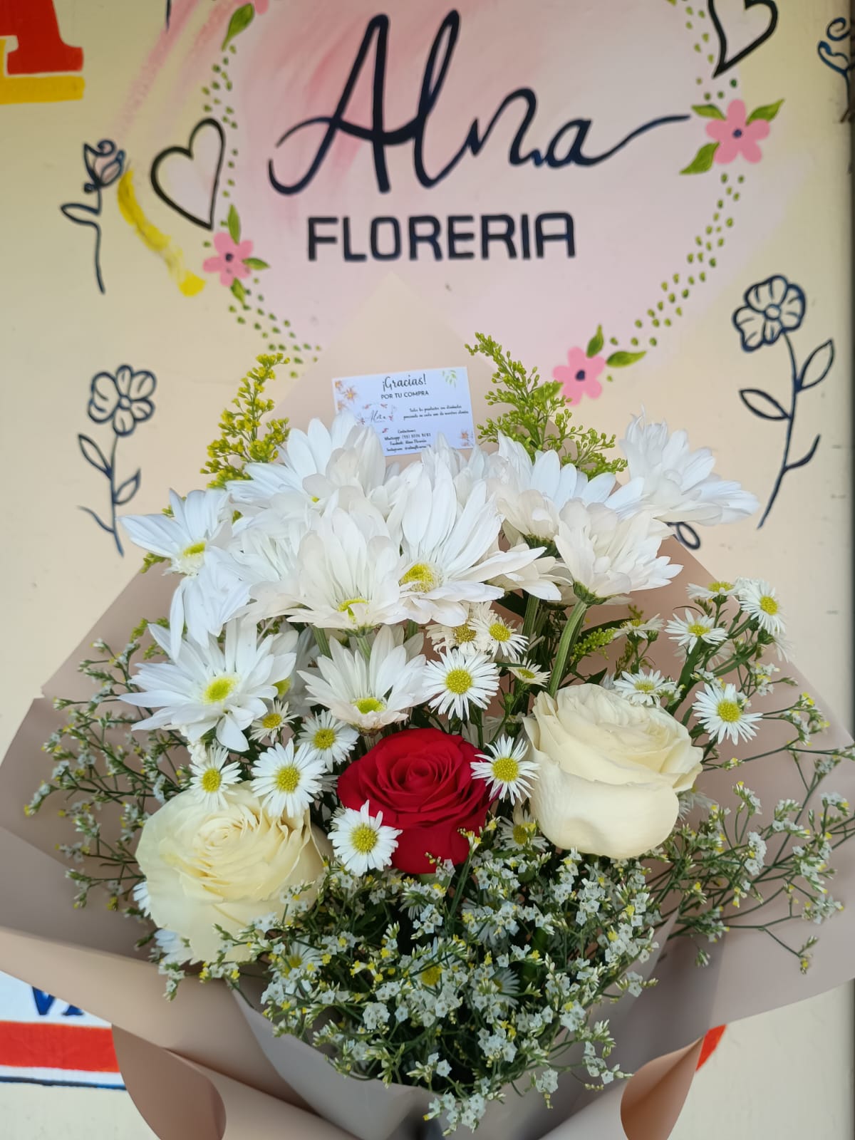 Ramo de flores frescas