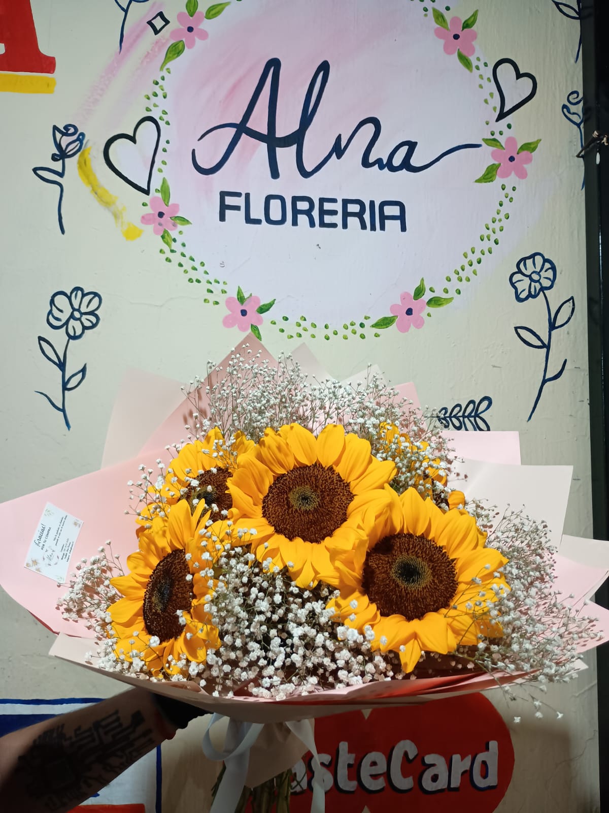 Ramo de girasoles