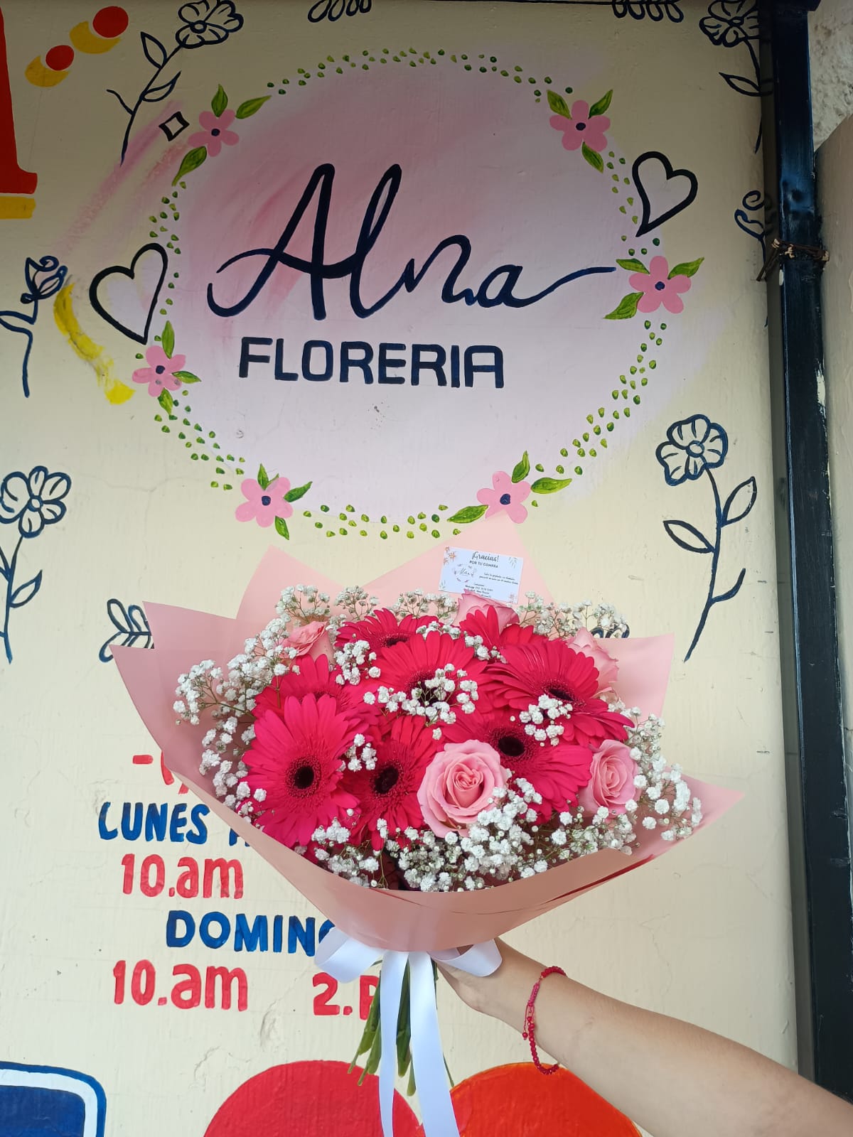 Ramo de flores frescas