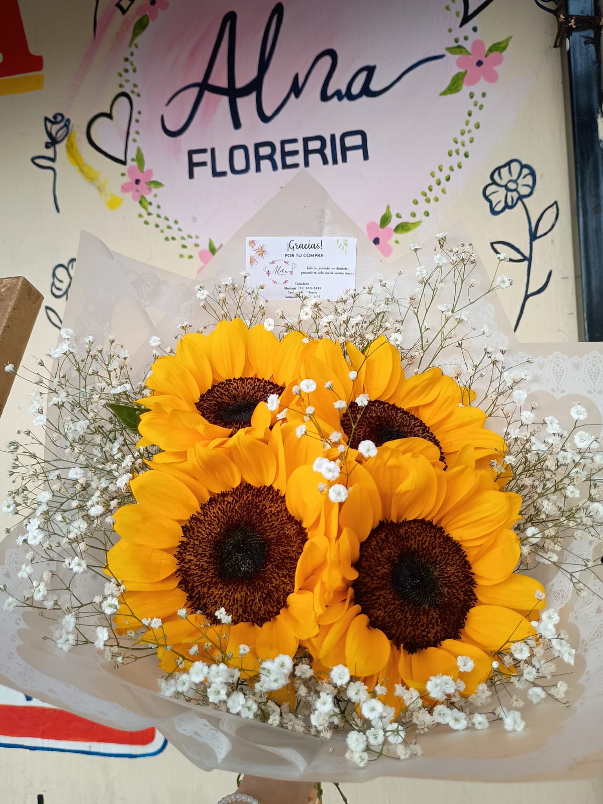 Ramo de girasoles