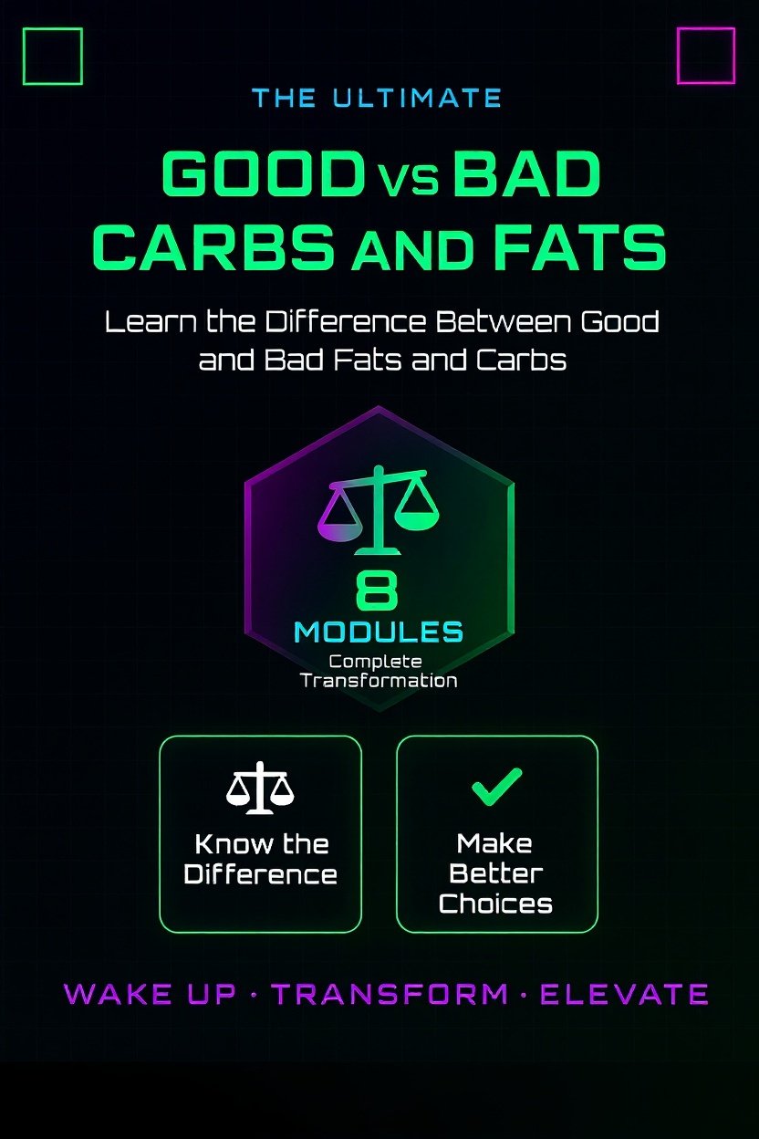 Good vs Bad/Carbs and Fats