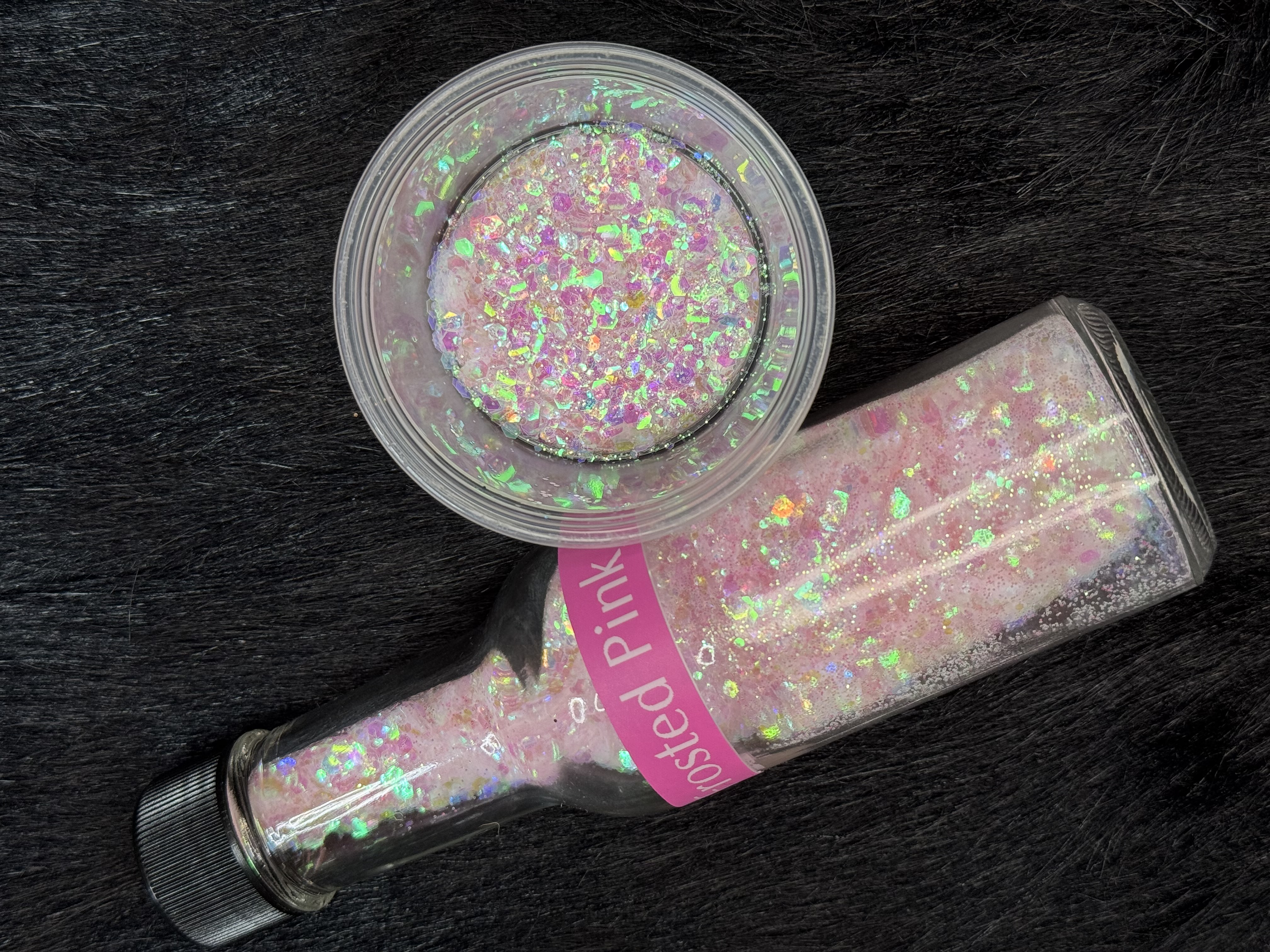 Frosted Pink - CHUNKY GLITTER