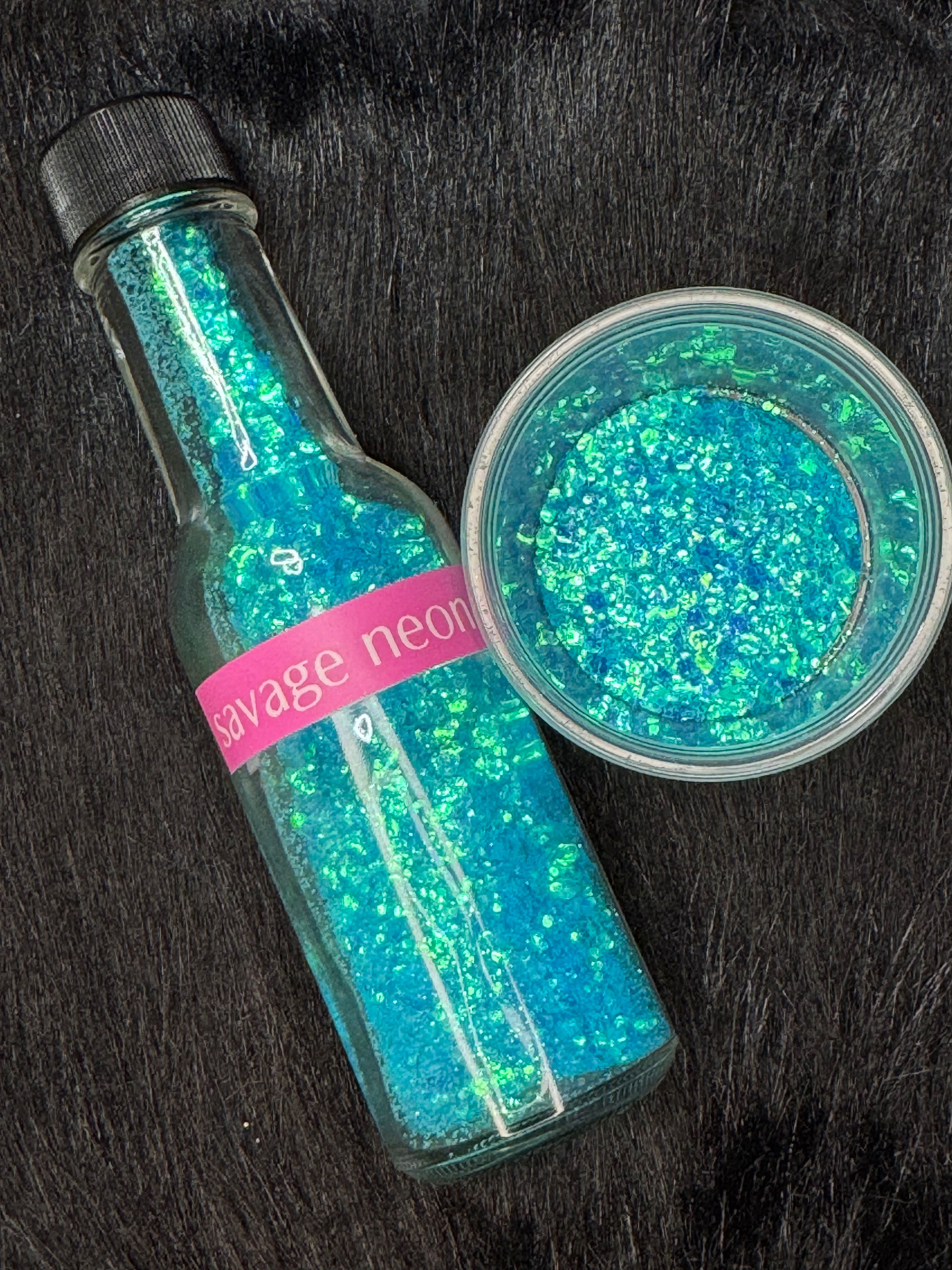 Savage Neons Blue - CHUNKY GLITTER