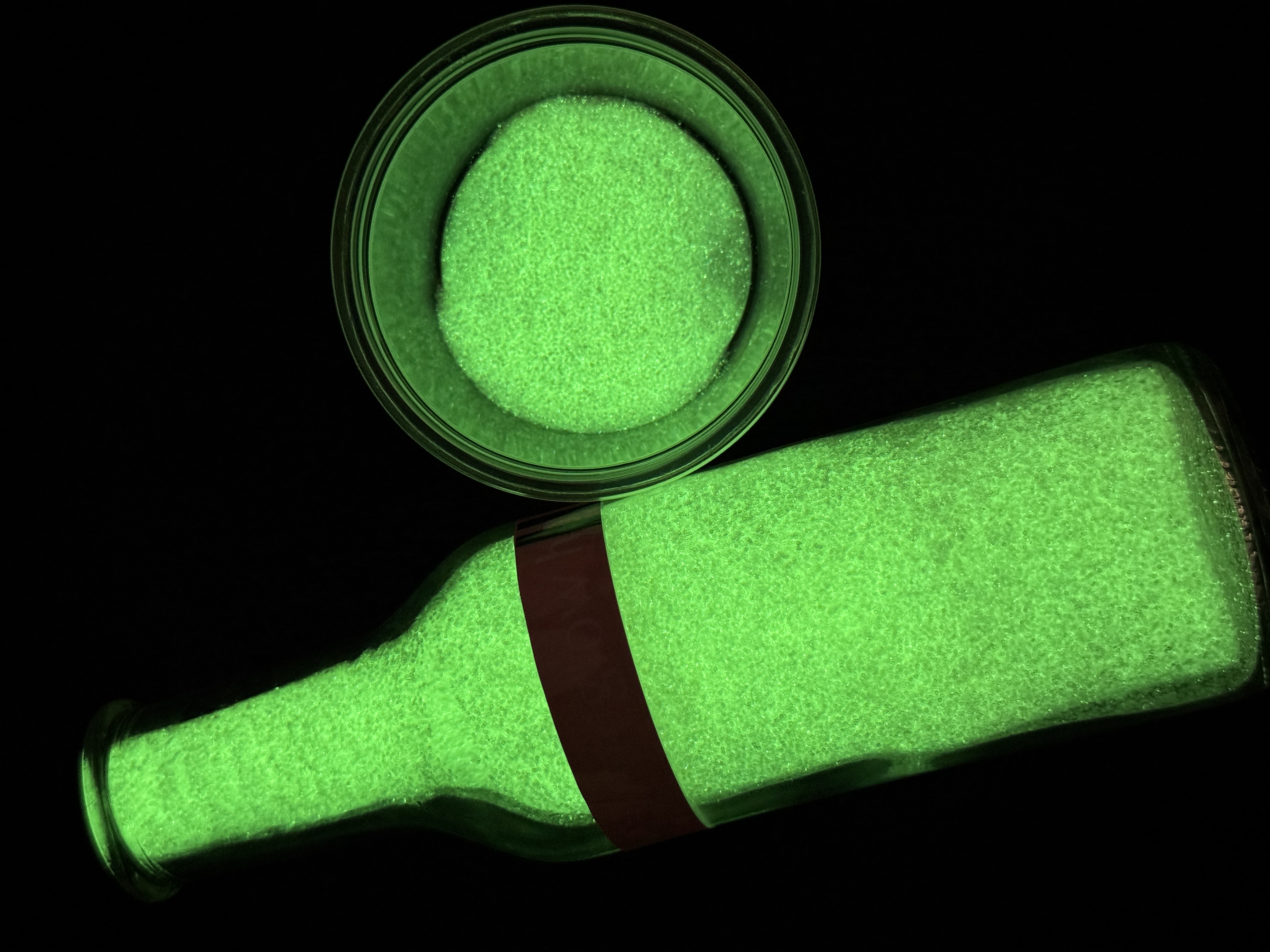 White GLOW In the Dark - ULTRA FINE GLITTER