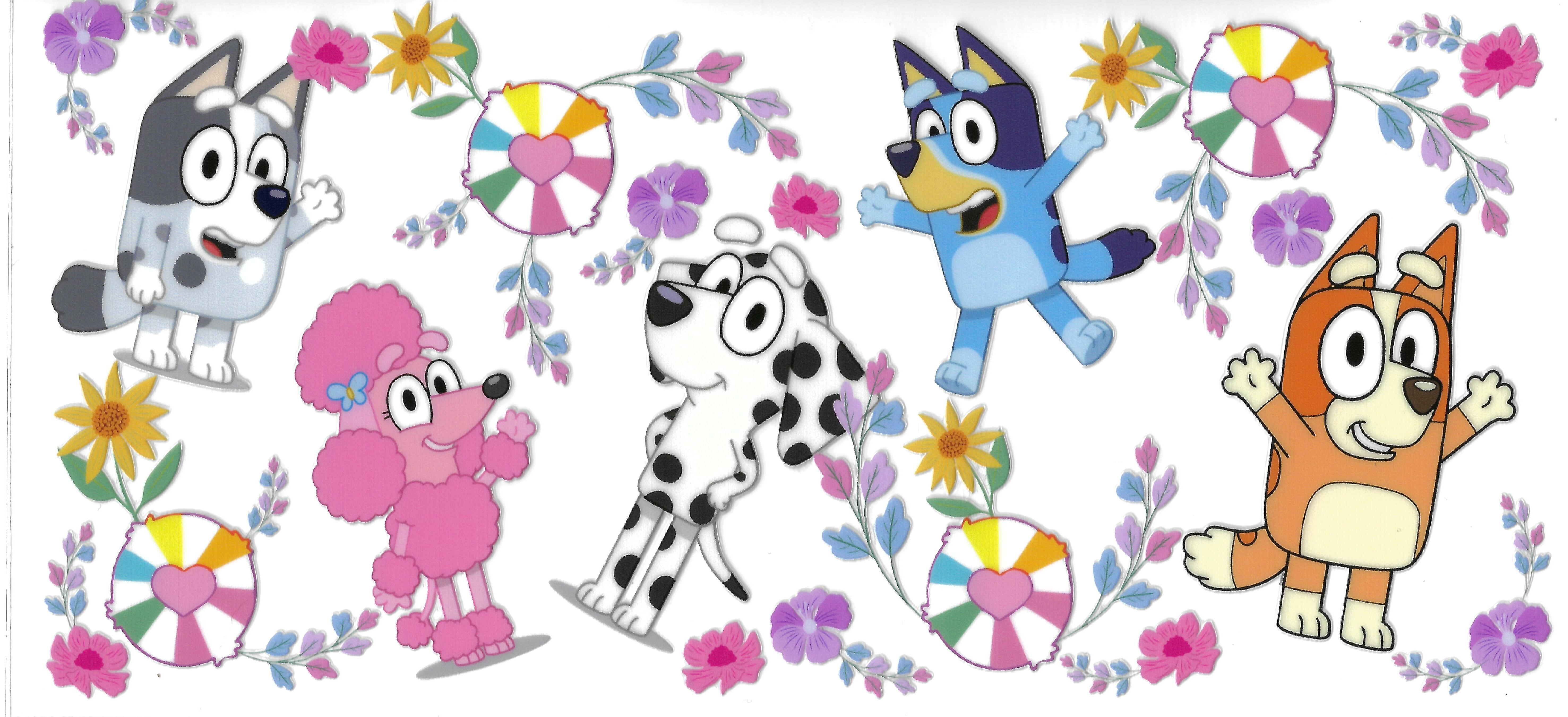 Bluey and Friends Floral