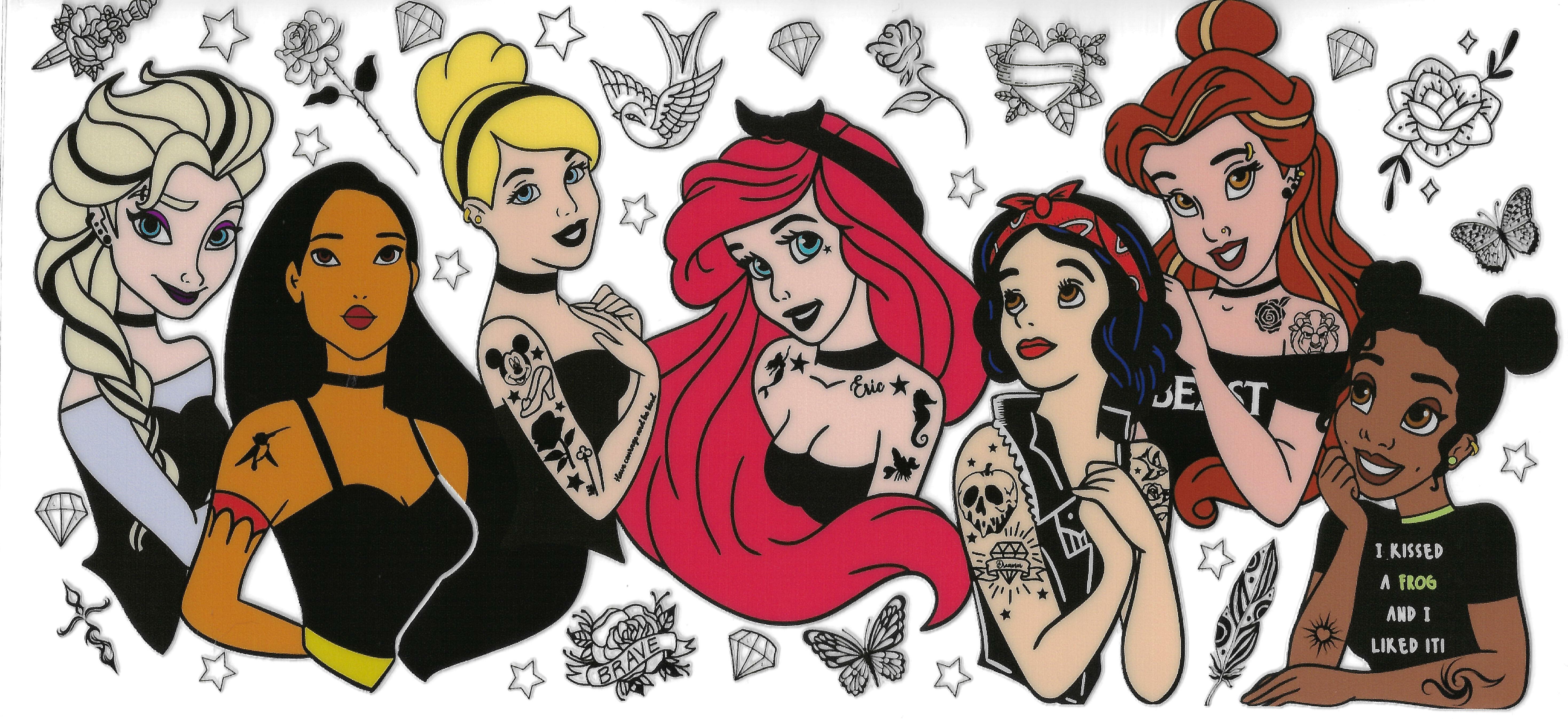 Goth Disney Princesses 