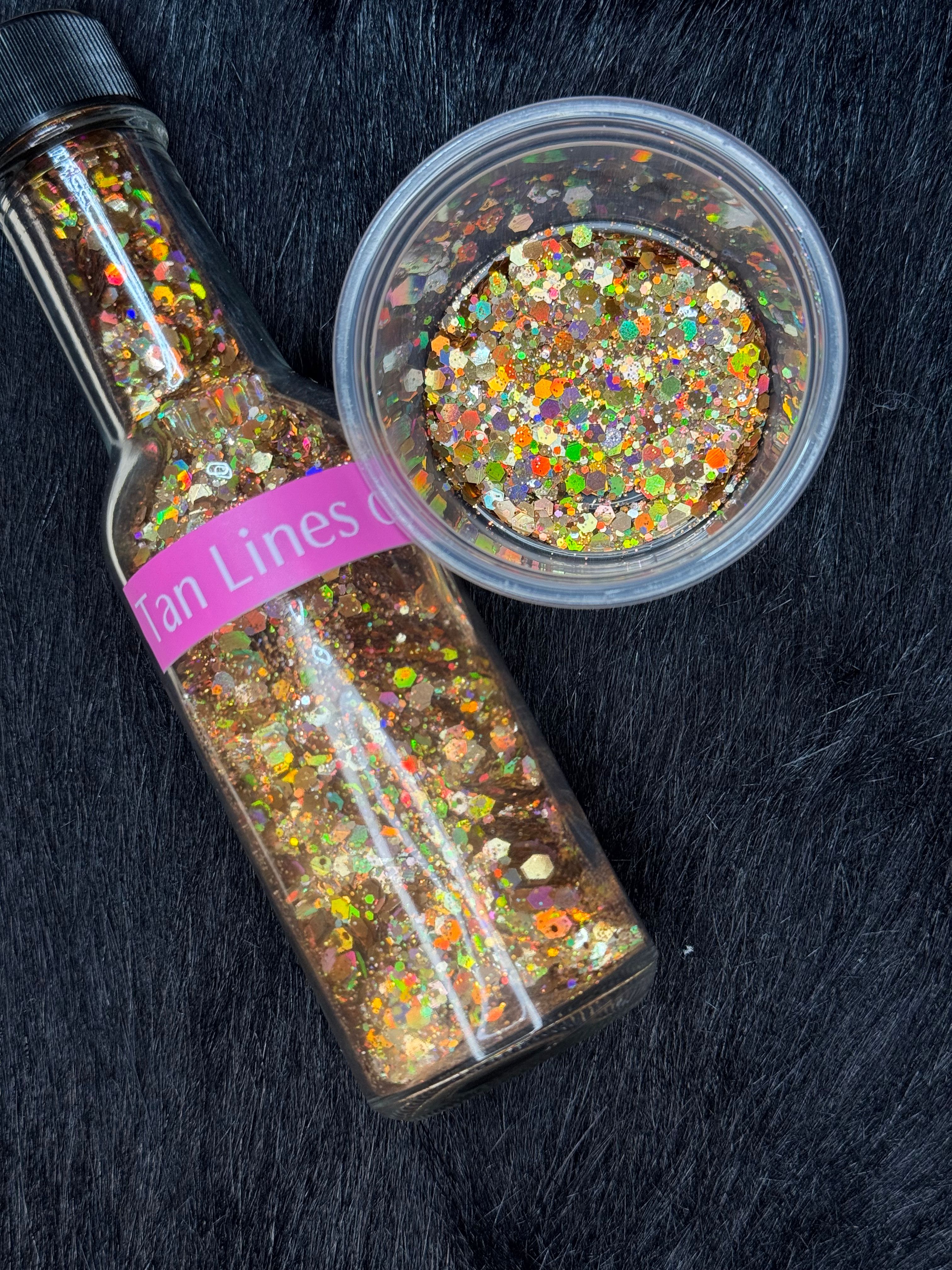 Tan Lines - CHUNKY GLITTER