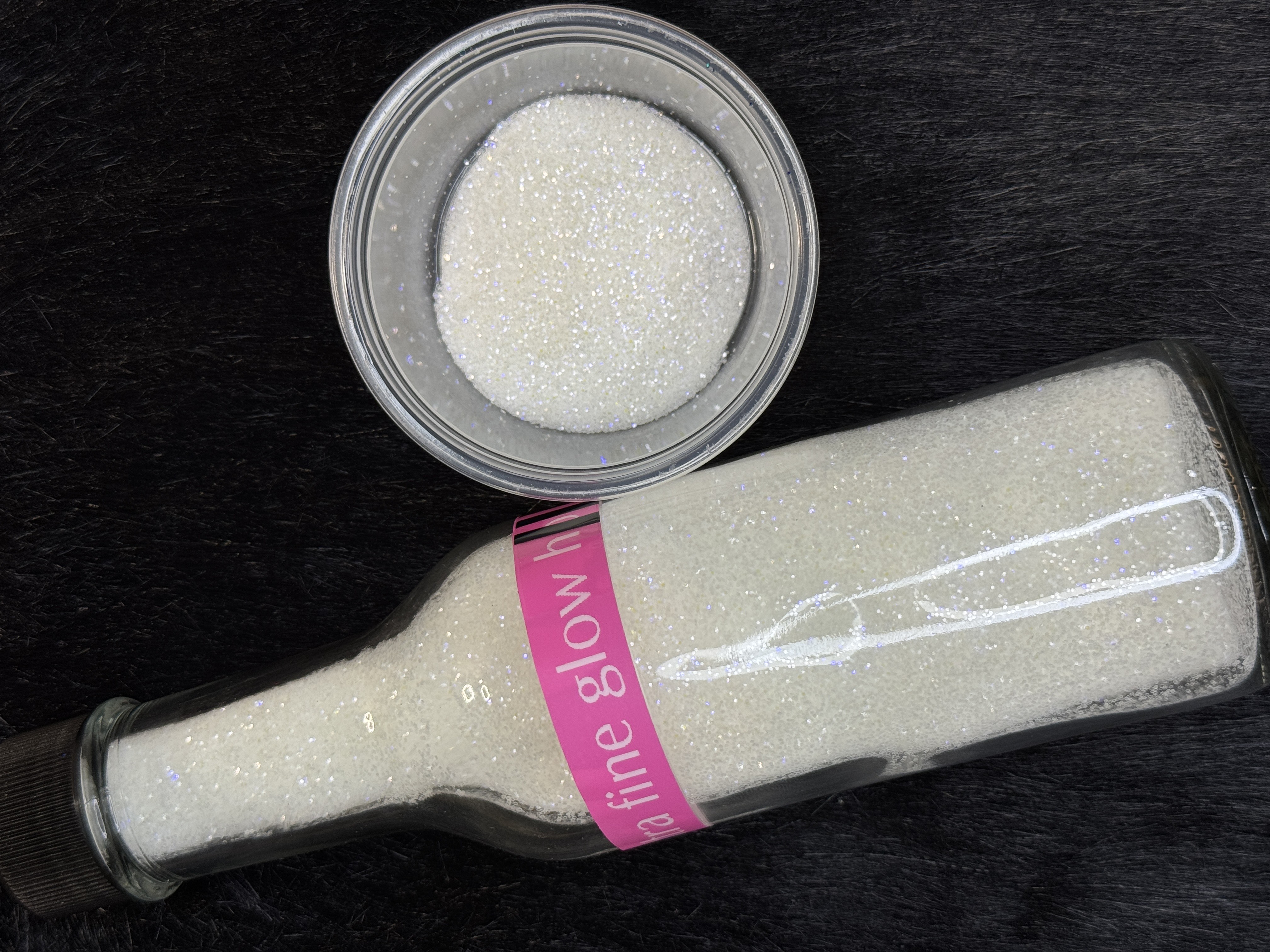 White GLOW In the Dark - ULTRA FINE GLITTER