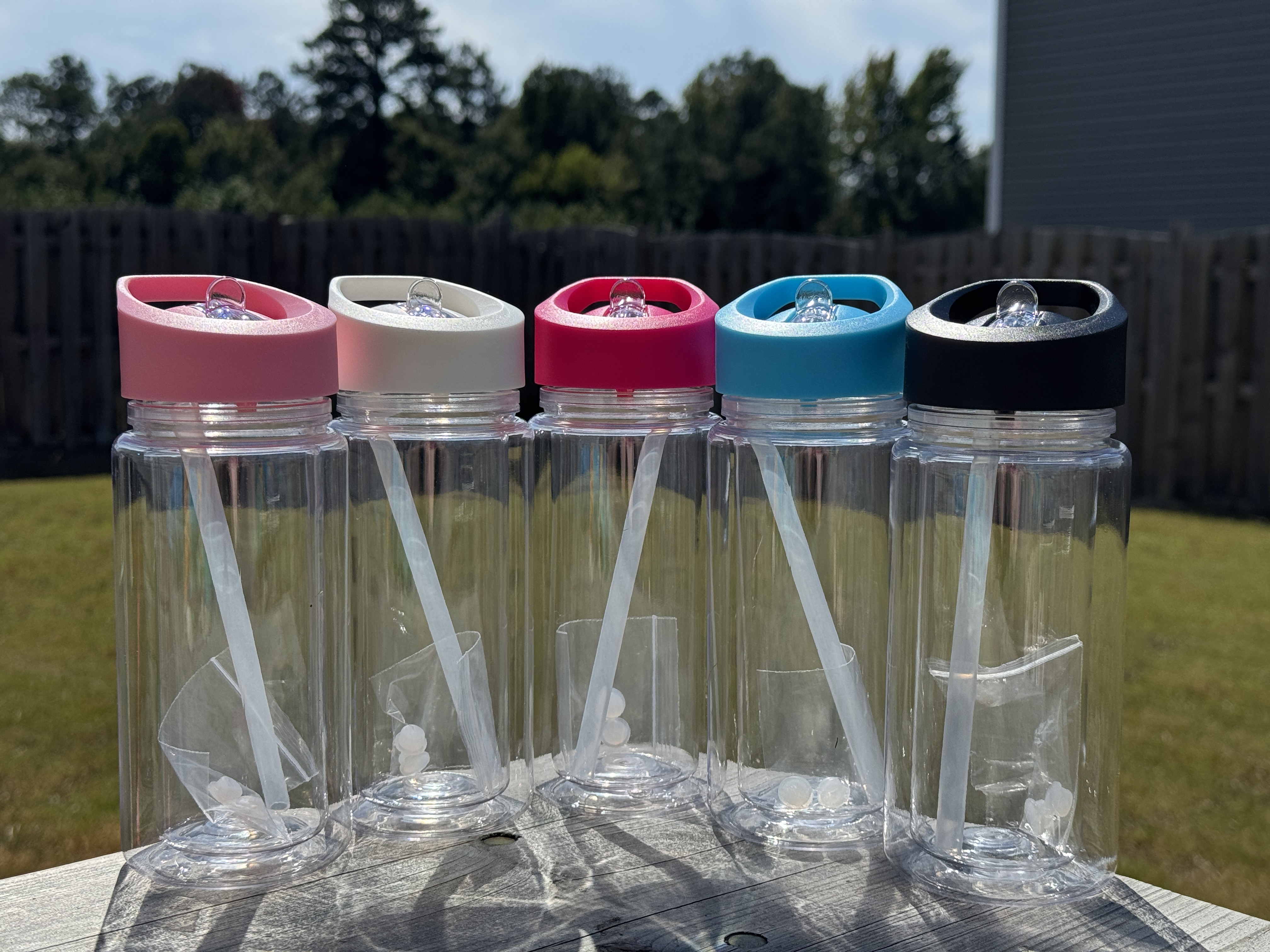 10oz Kids Acrylic Snow Globe Bottle