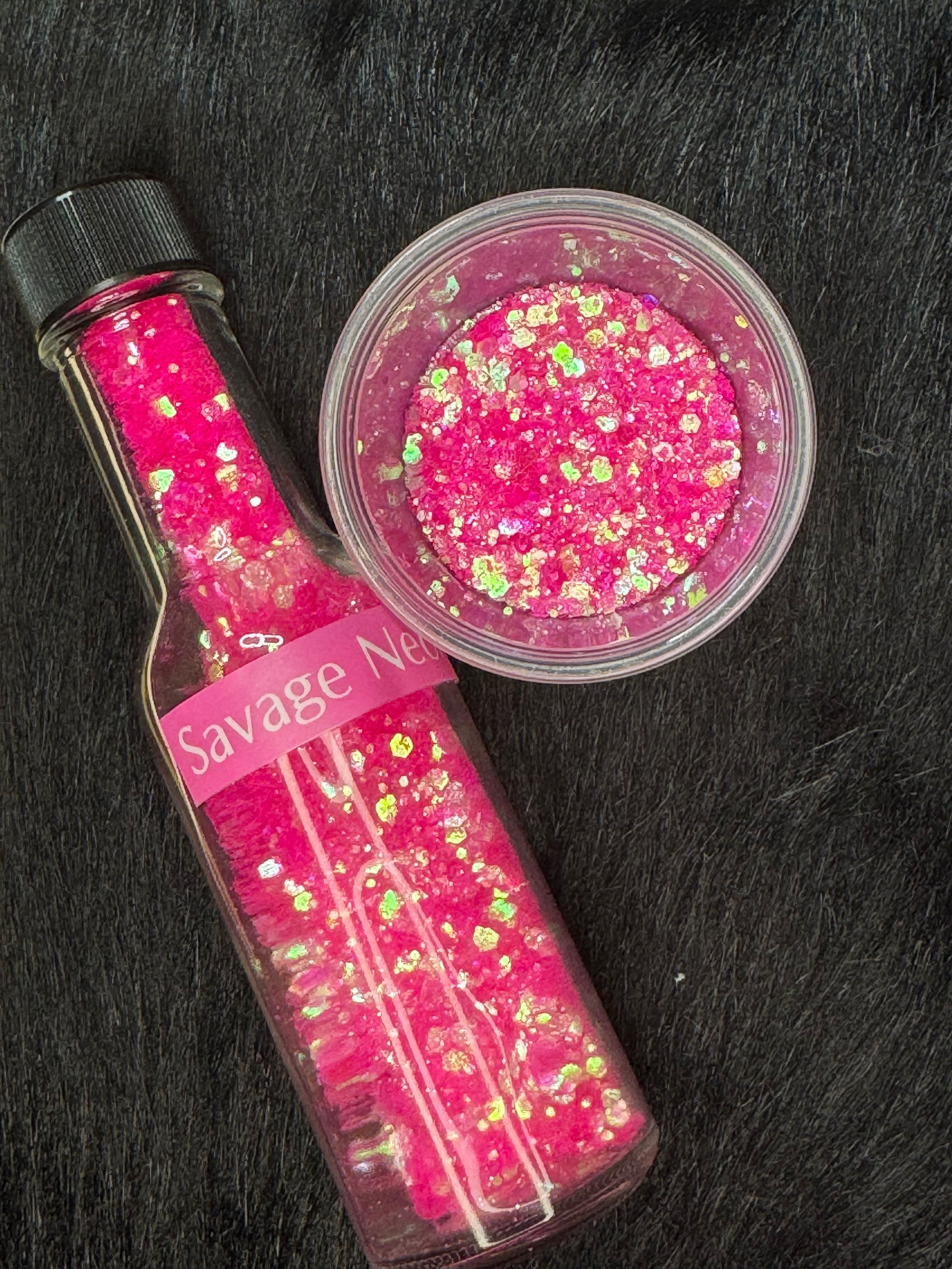 Savage Neons Pink - CHUNKY GLITTER