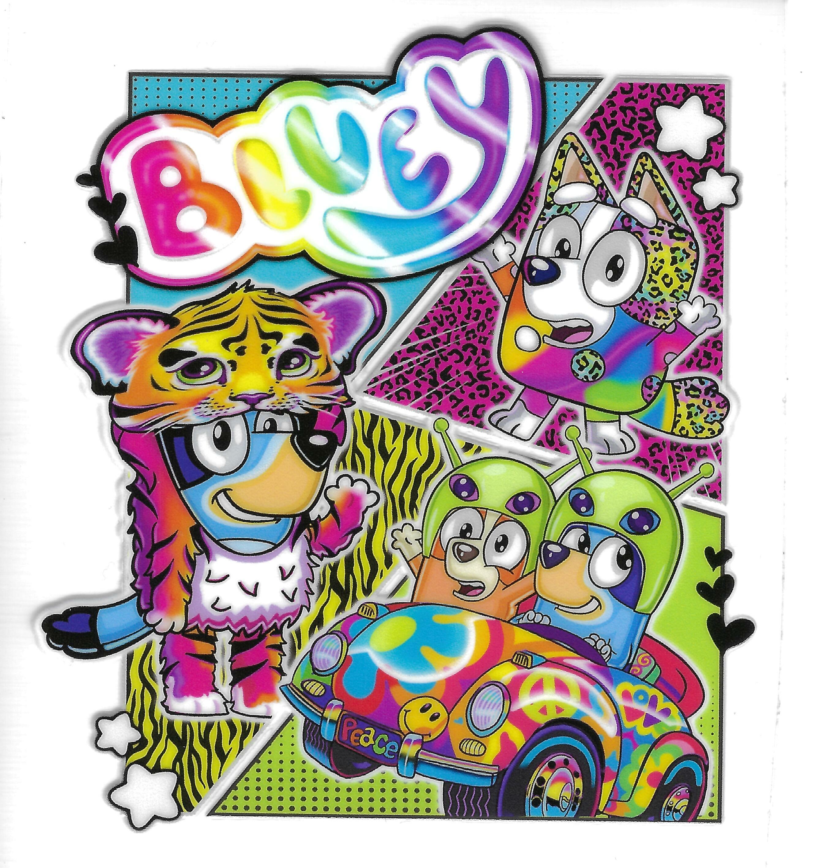 Lisa Bluey Decal