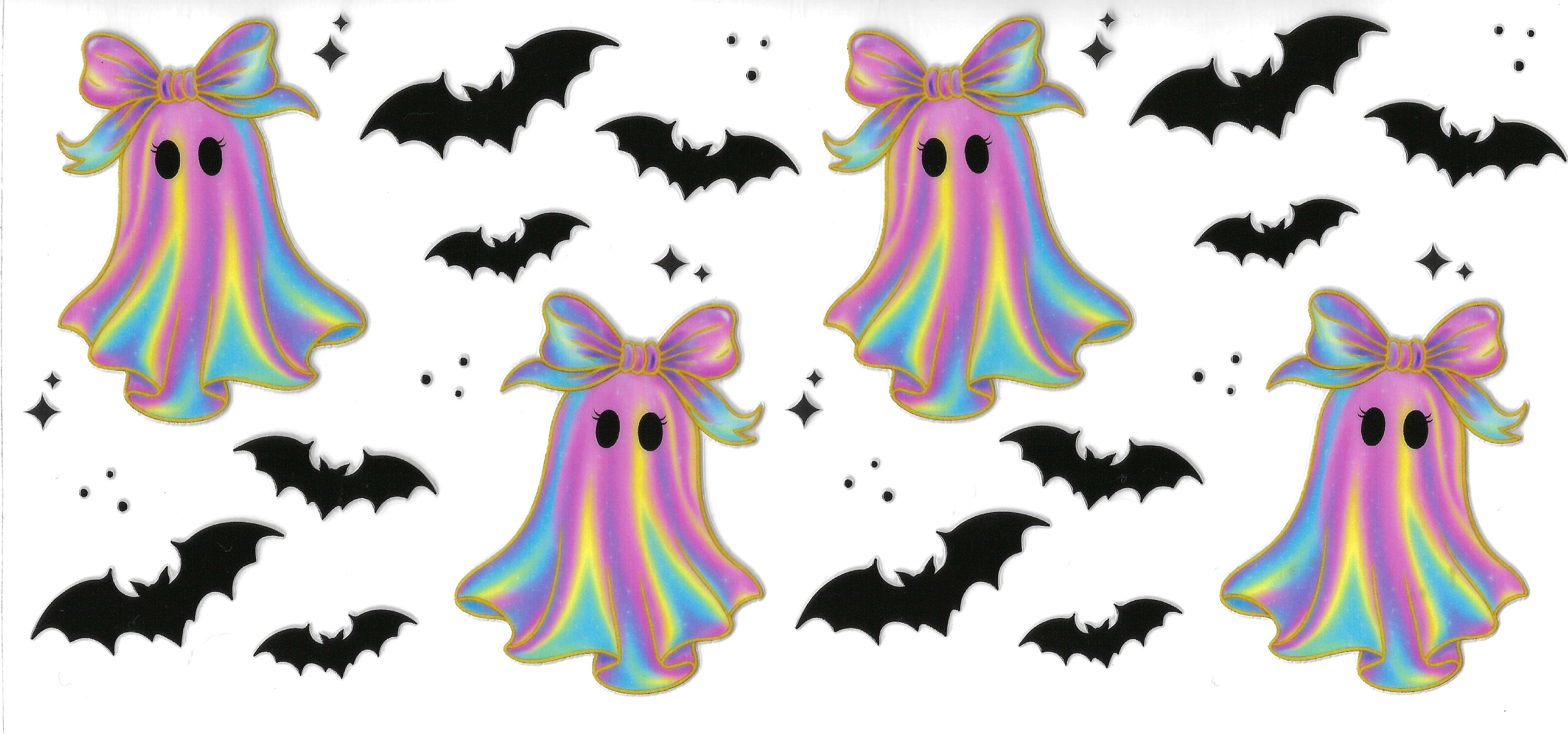 Pink Ghostie Bats