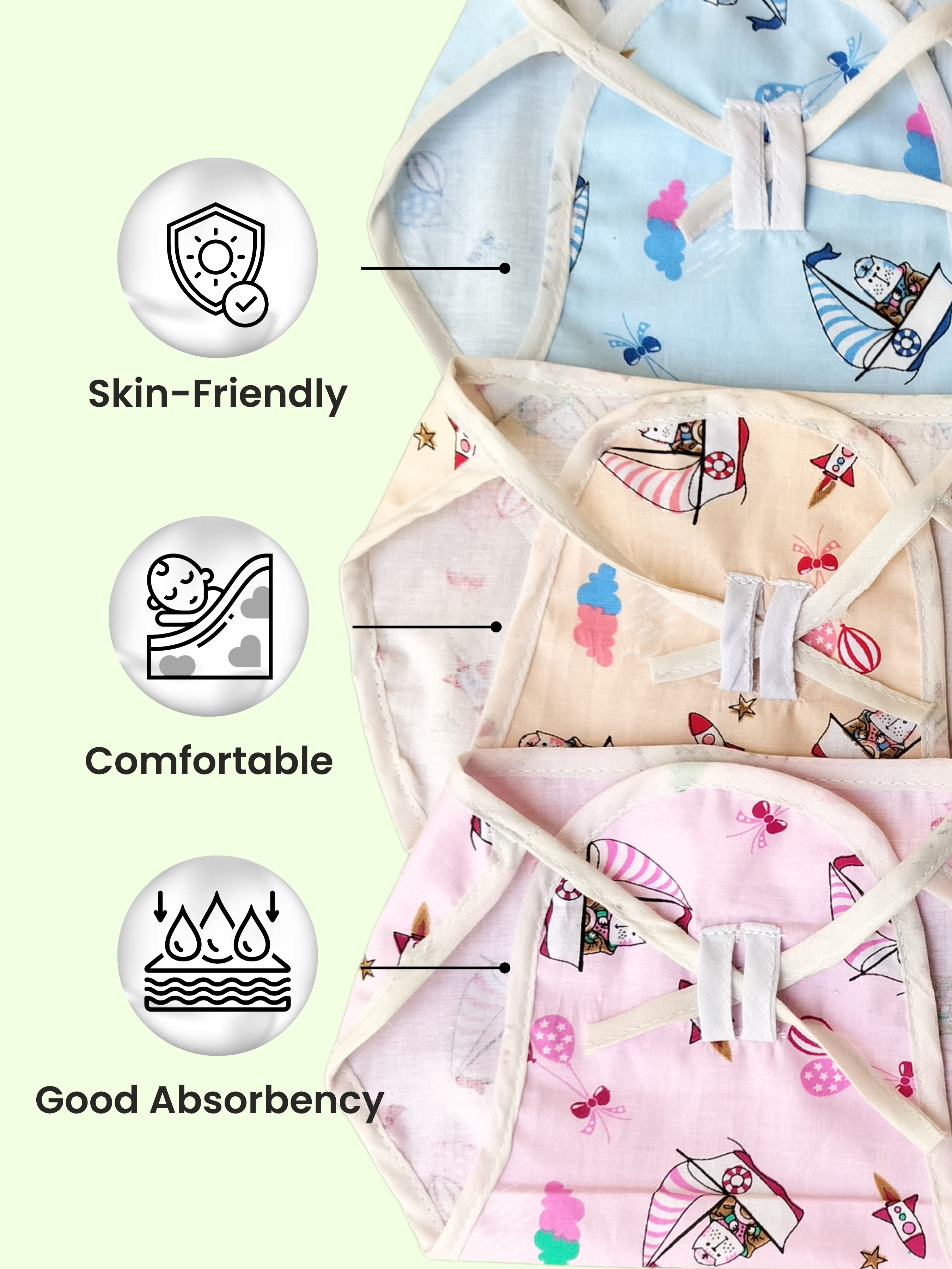Newborn Baby Cotton Langot Set
