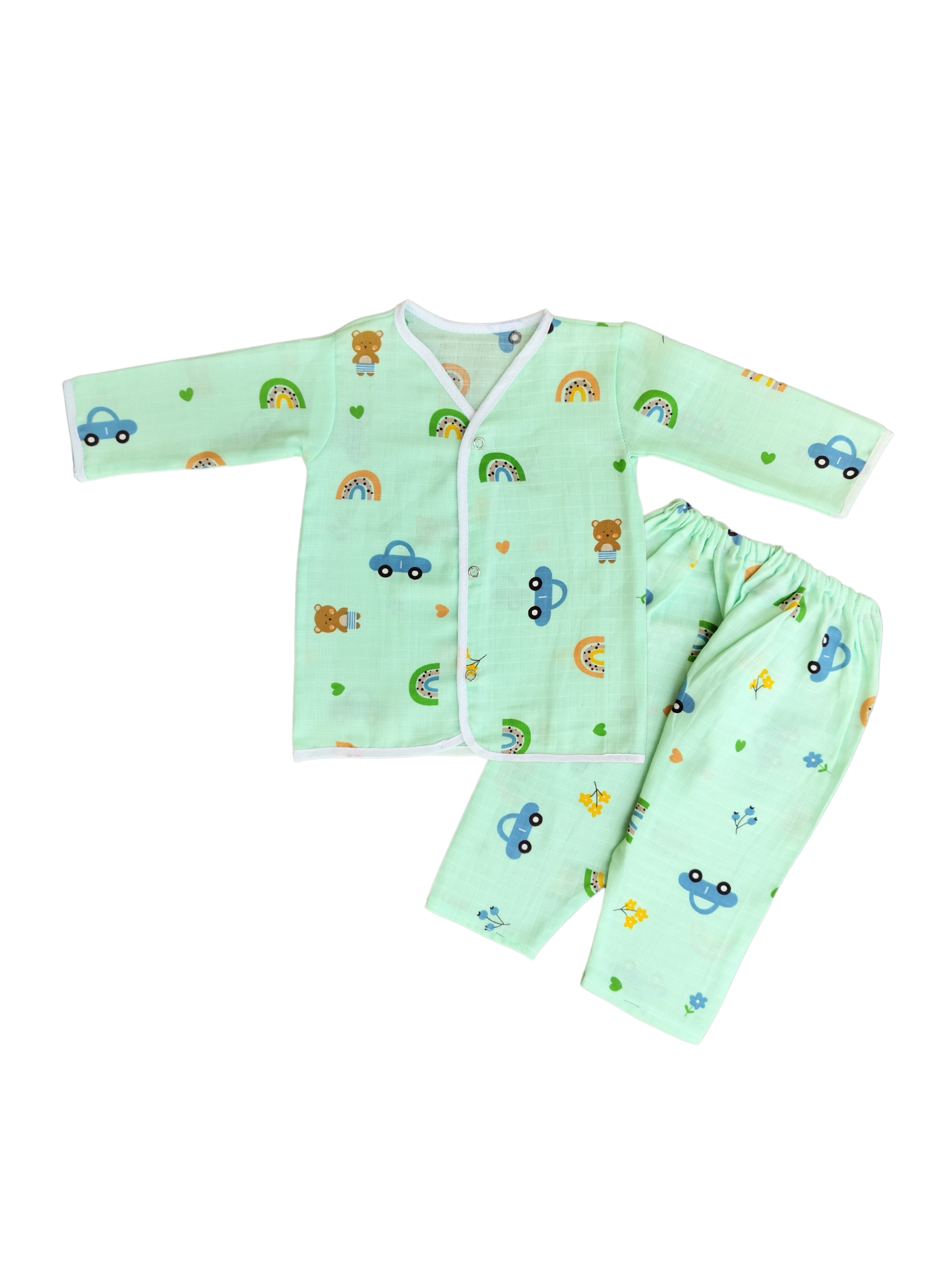 Cotton Muslin Baby Sleepwear Set