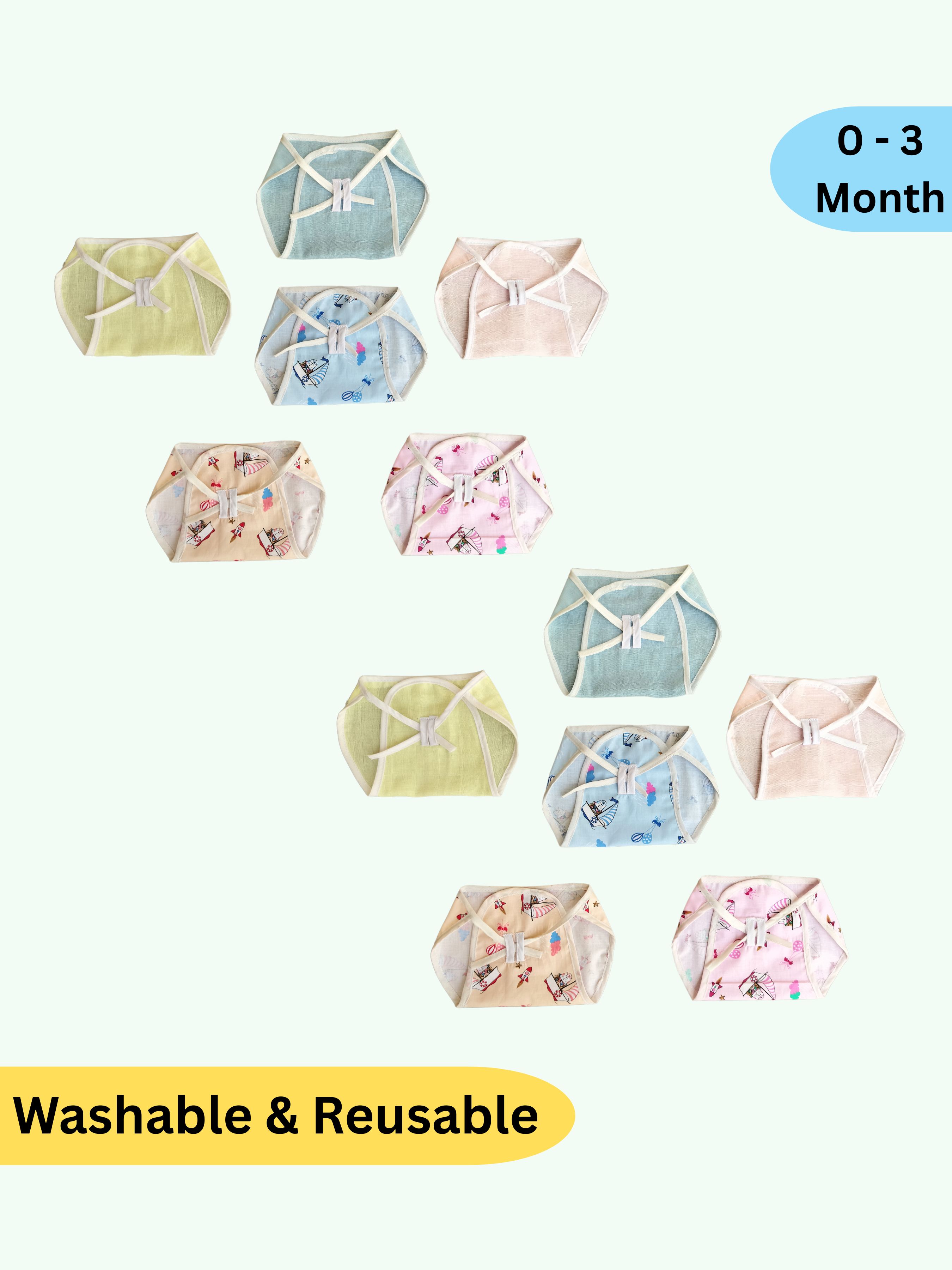 Newborn Baby Cotton Langot Set