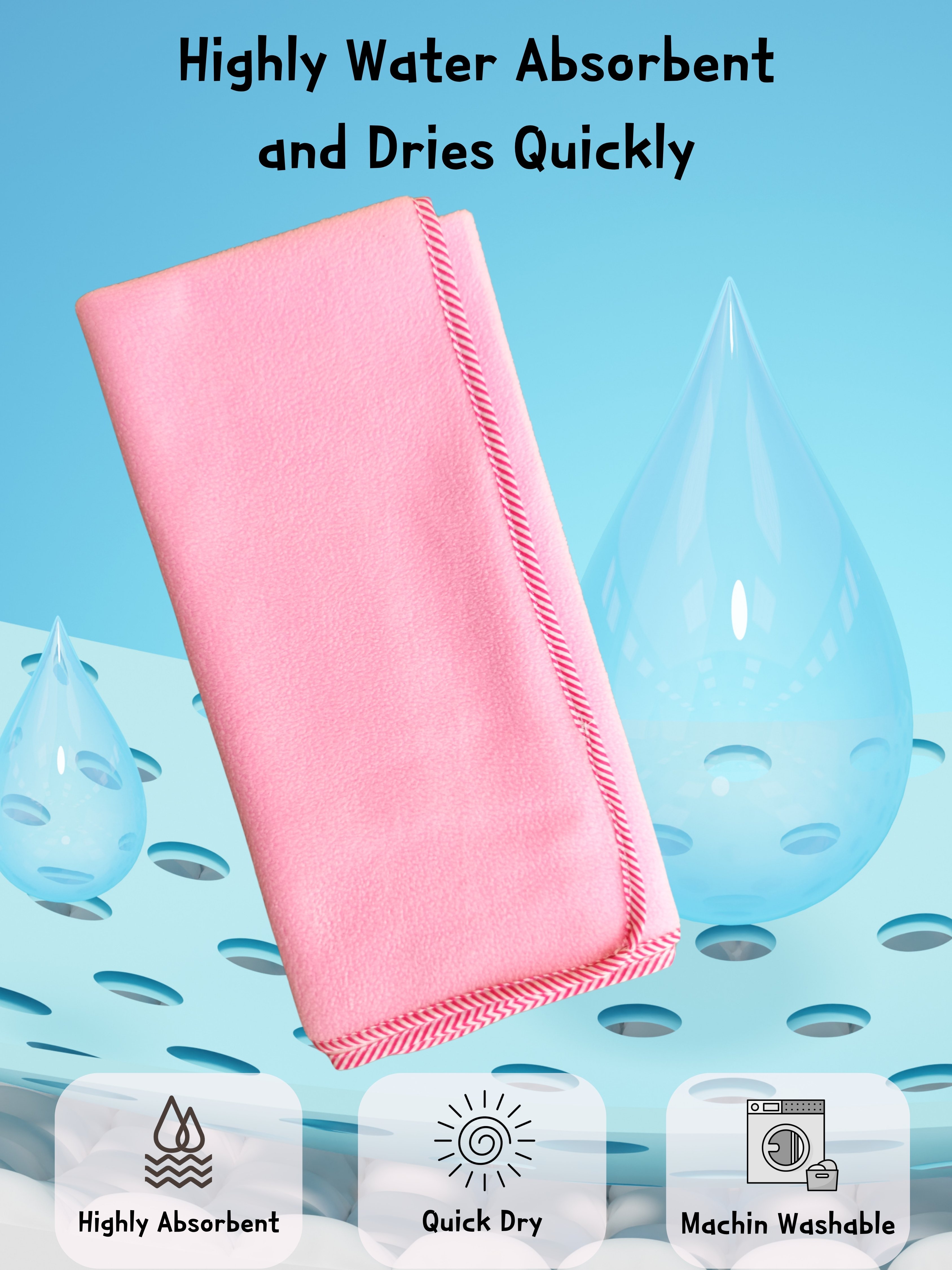 Water Resistant, Baby Bed Protector Dry Sheet